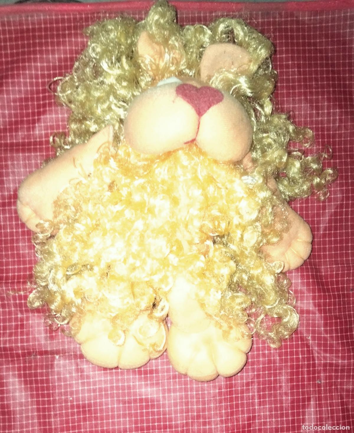 Juguetes antiguos: Peluche con forma del&acute; le&oacute;n - Foto 1