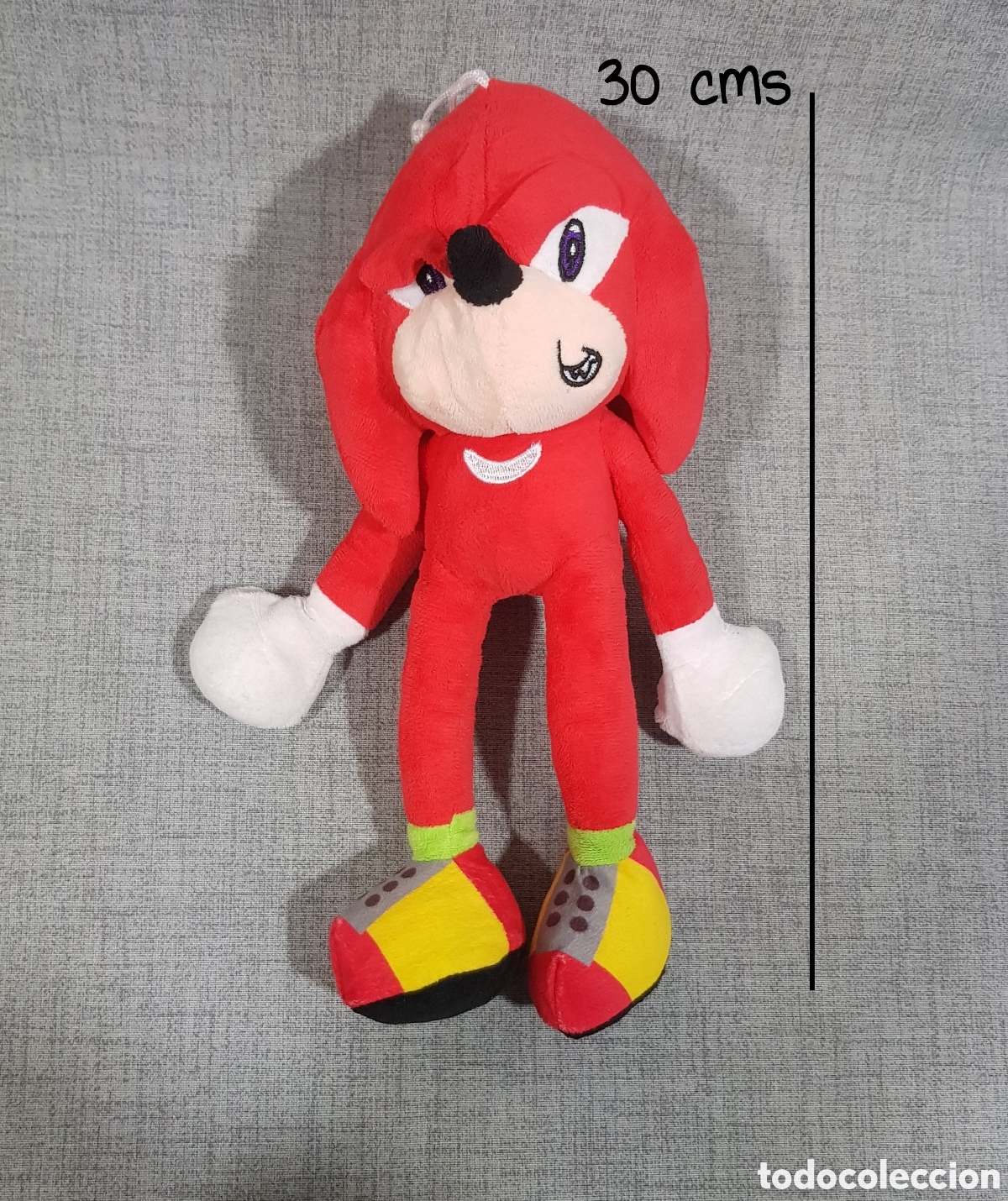 Juguetes antiguos: PELUCHE SONIC KNUCKLES 30 CMS - Foto 2