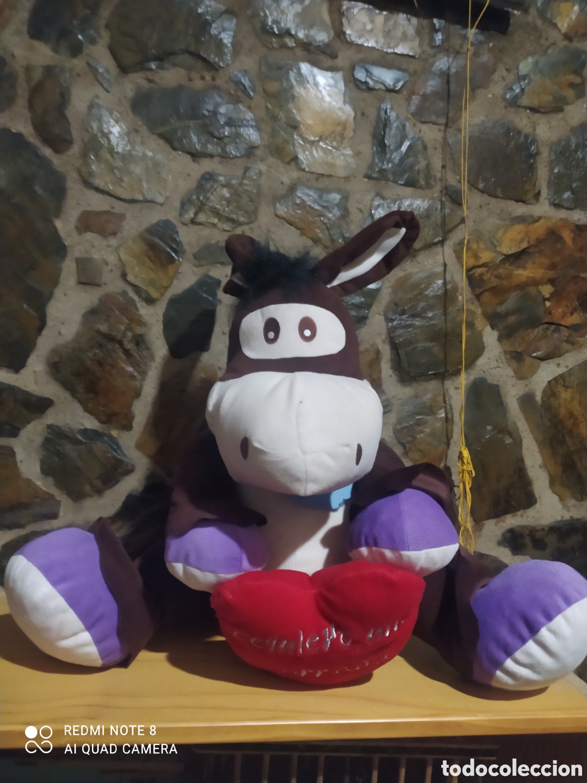 Juguetes antiguos: Burro de Peluche 60 cms x 60 cms - Foto 1
