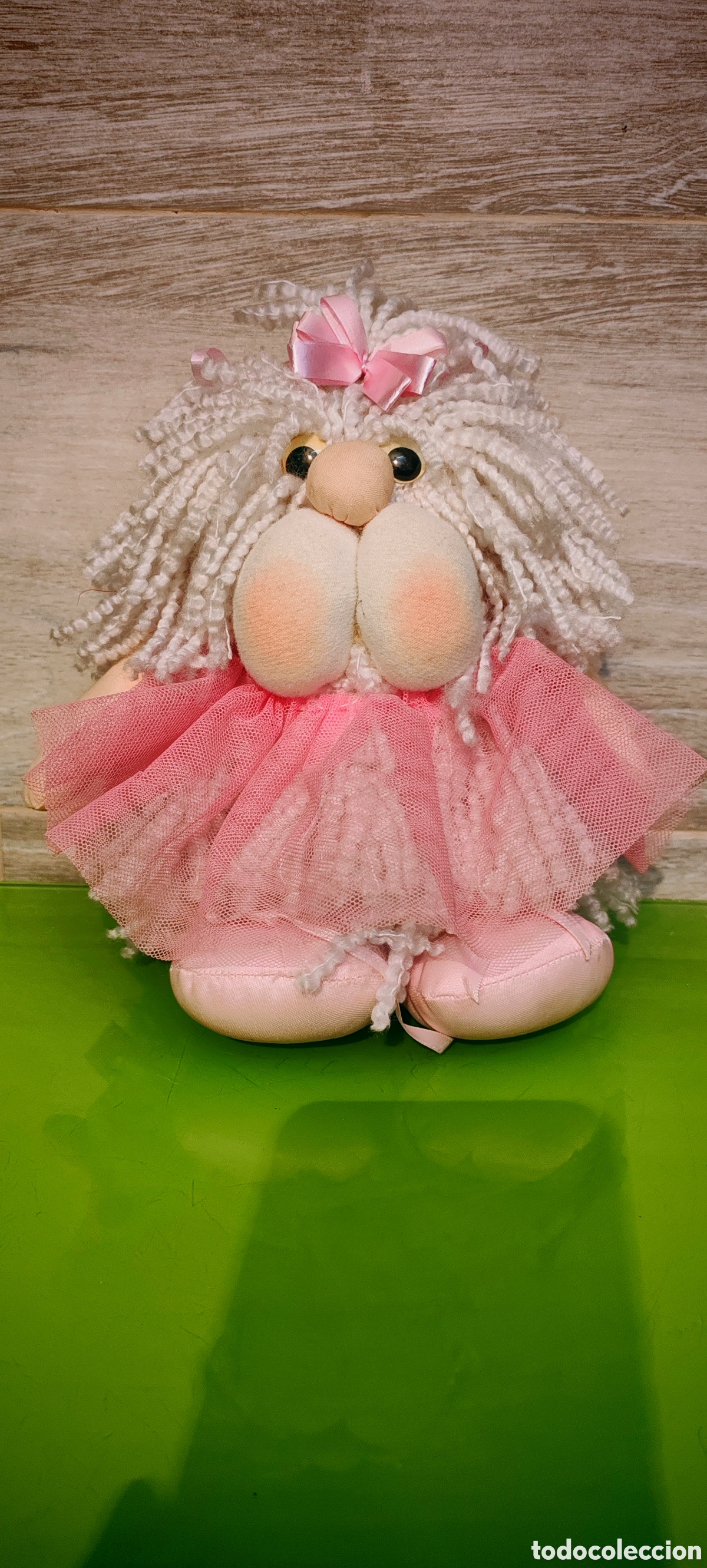 Juguetes antiguos: Mu&ntilde;eca peluda lanuda - Foto 1