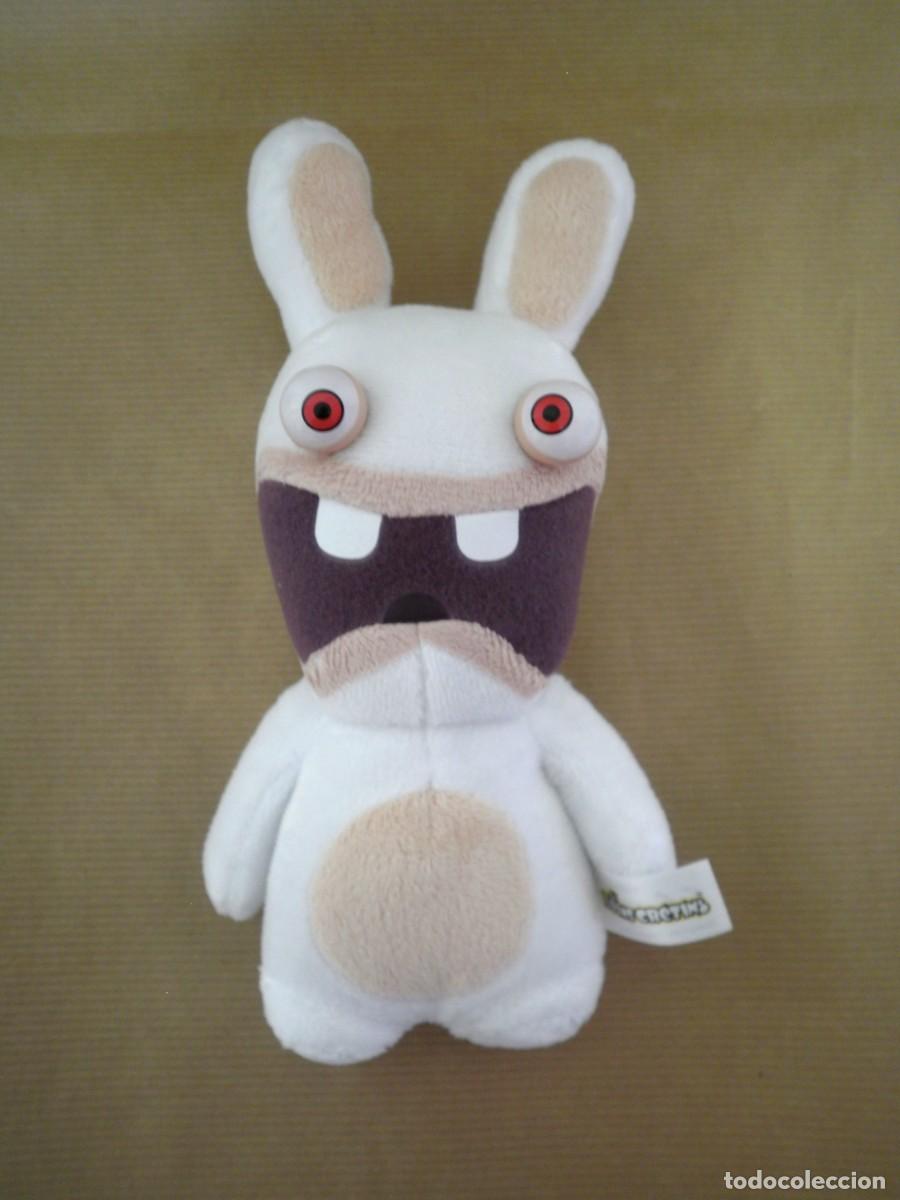 Juguetes antiguos: Rabbid de peluche (Serie Lapins cretins) - Foto 1