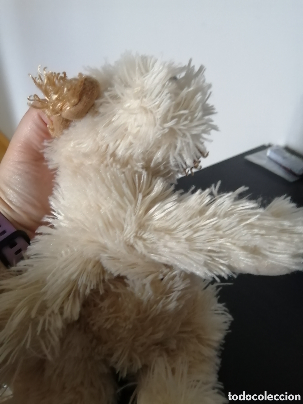 Juguetes antiguos: Antiguo peluche perro - Foto 6