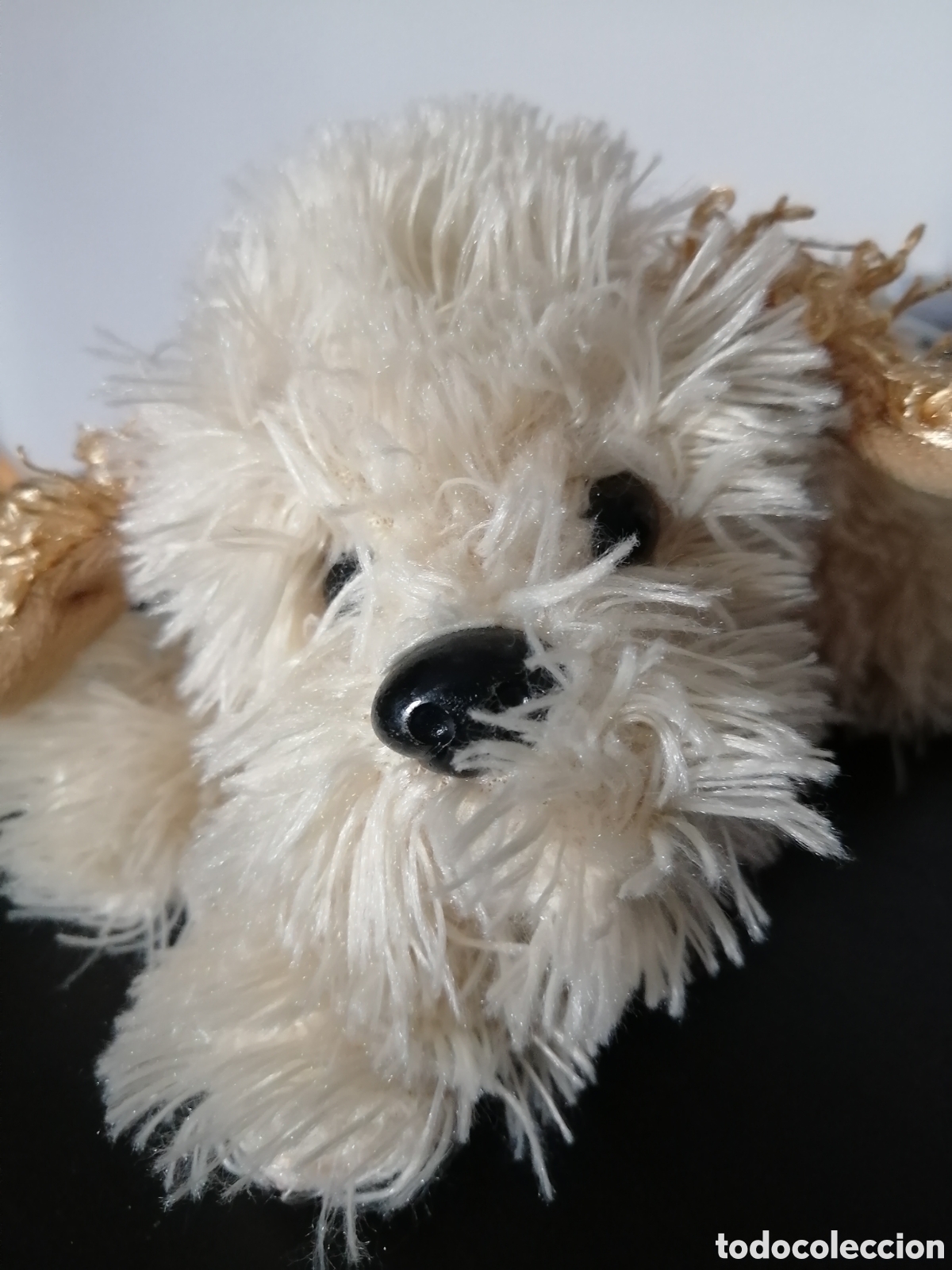 Juguetes antiguos: Antiguo peluche perro - Foto 1