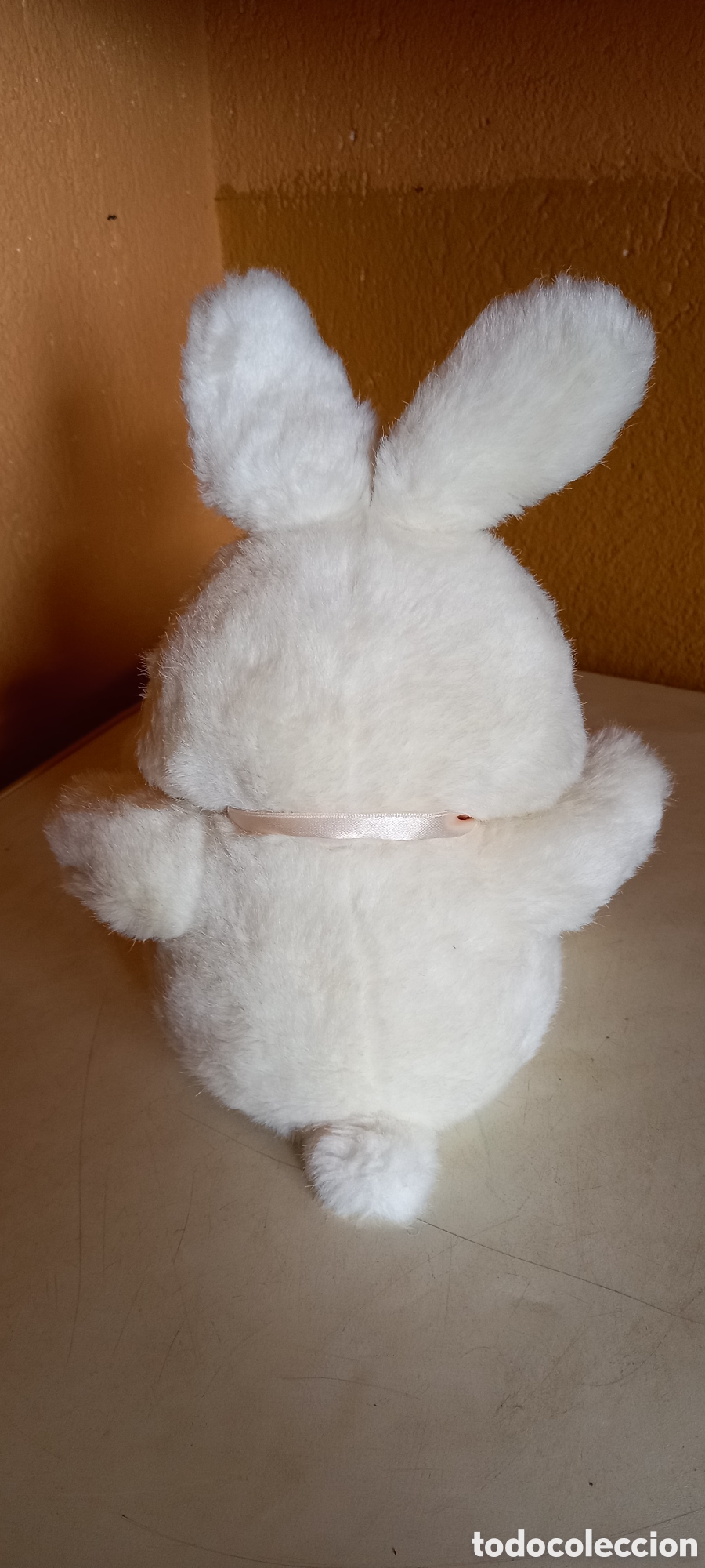 Juguetes antiguos: MU&Ntilde;ECO CONEJO DE PELUCHE - Foto 4
