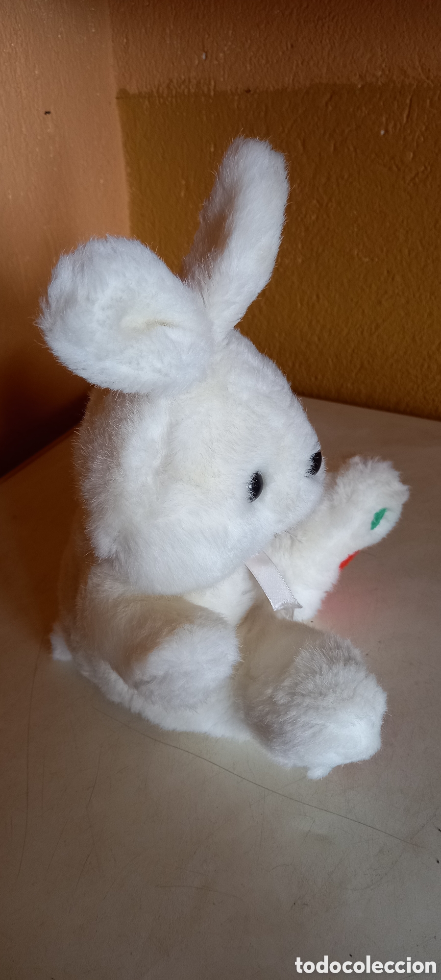 Juguetes antiguos: MU&Ntilde;ECO CONEJO DE PELUCHE - Foto 5