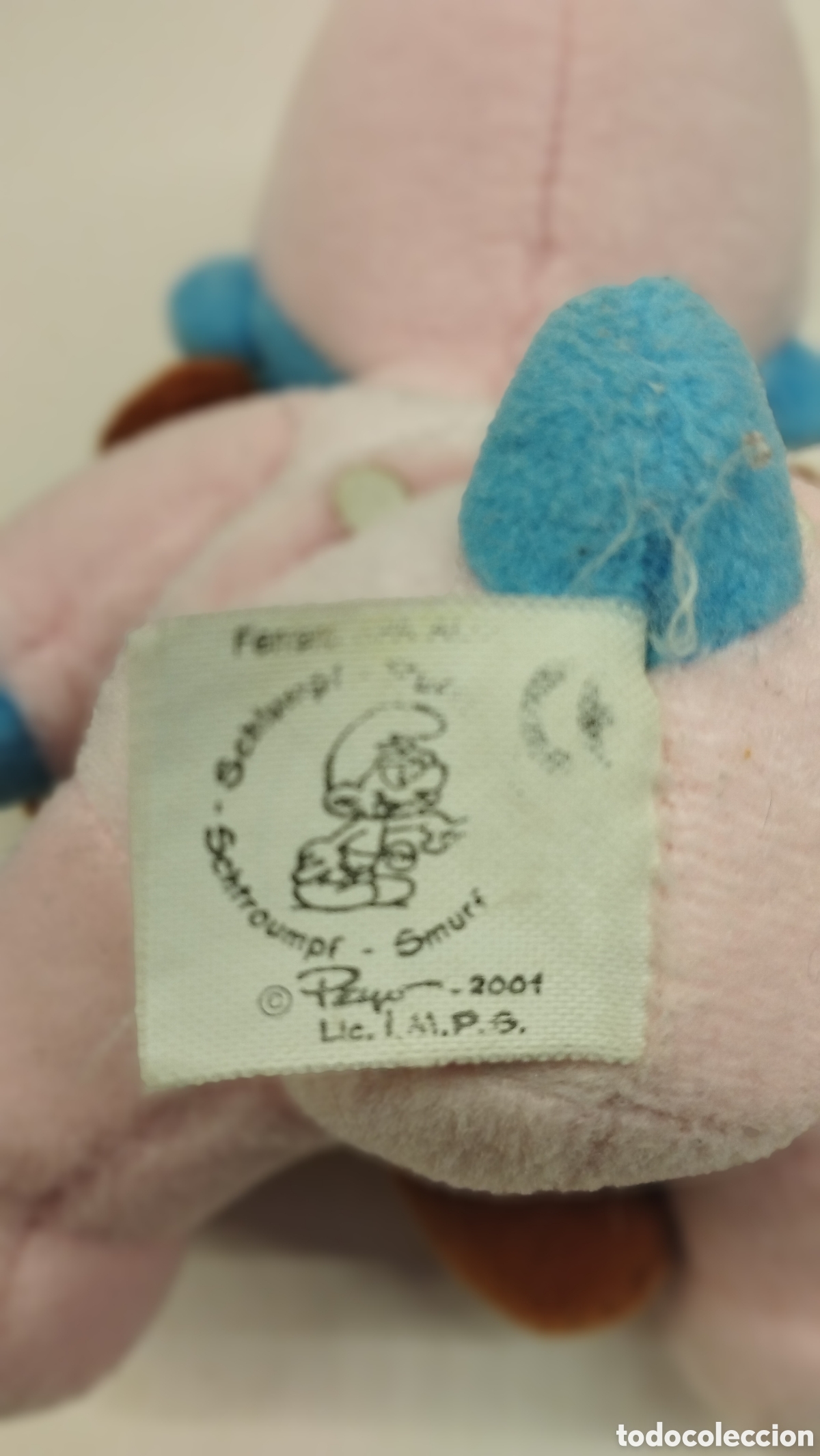 Juguetes antiguos: Pitufo beb&eacute; Peyo SMURF - Foto 3