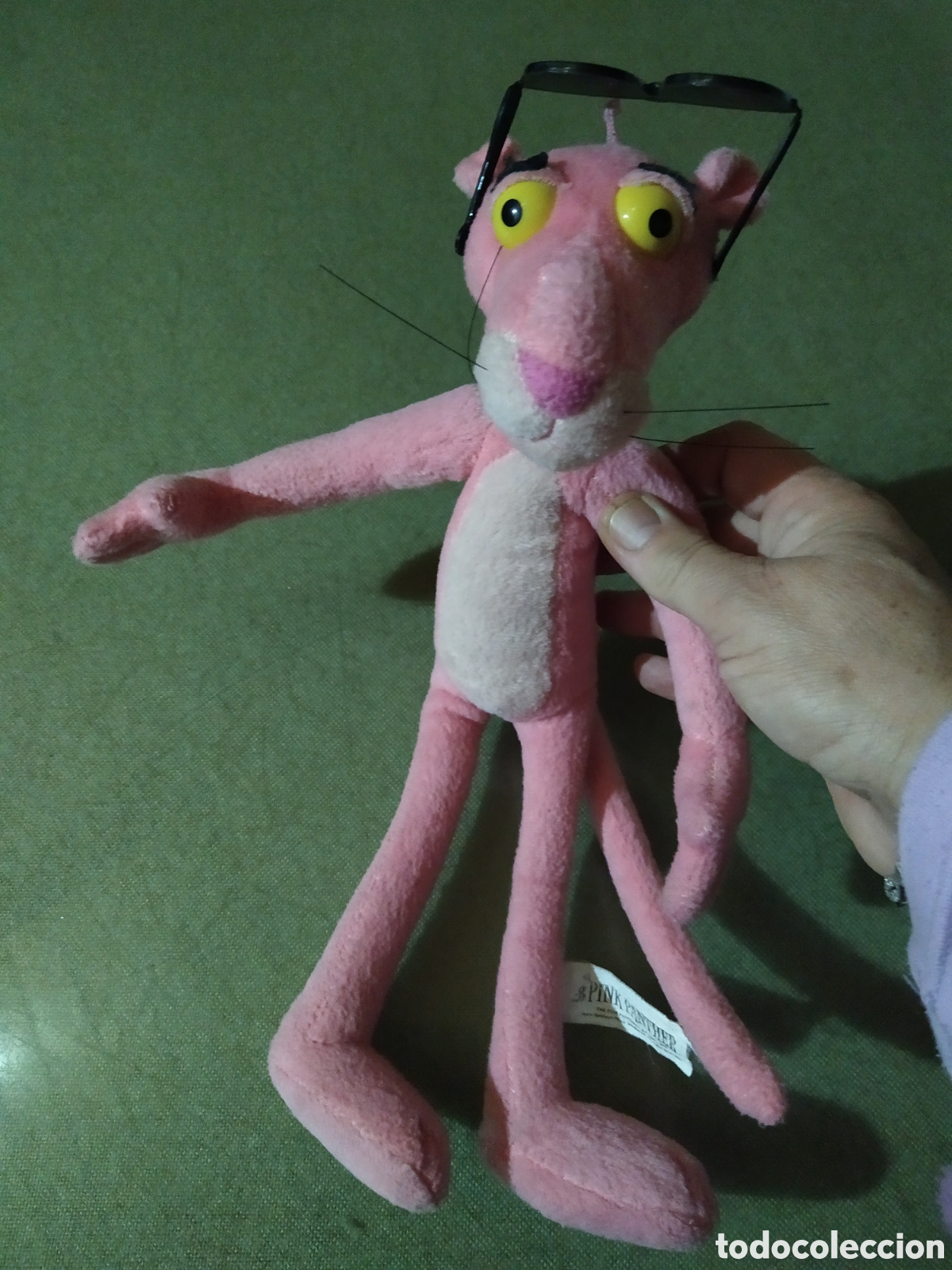 Juguetes antiguos: Peluche La pantera Rosa - Foto 1