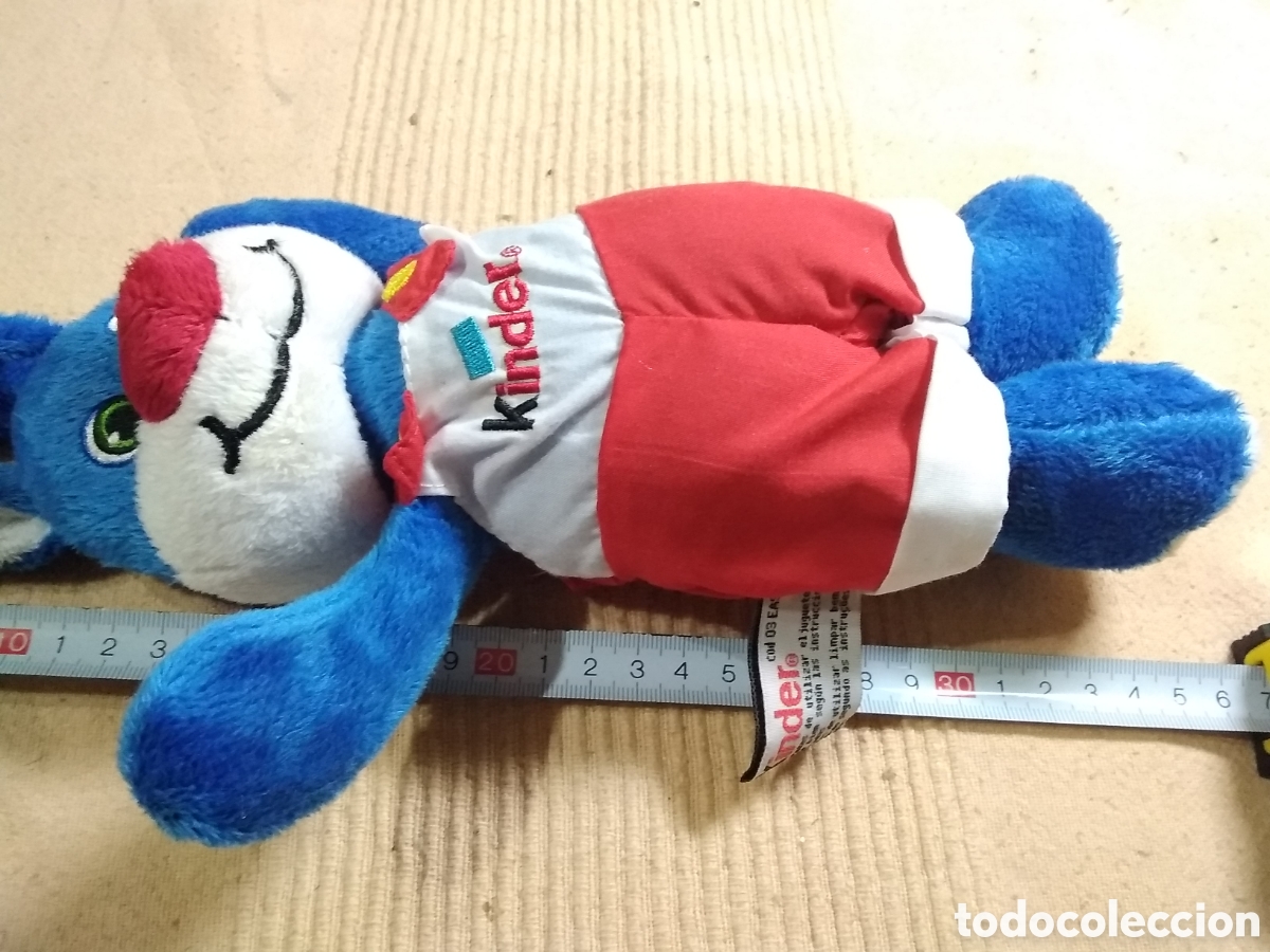 Juguetes antiguos: CONEJO PELUCHE KINDER - Foto 2