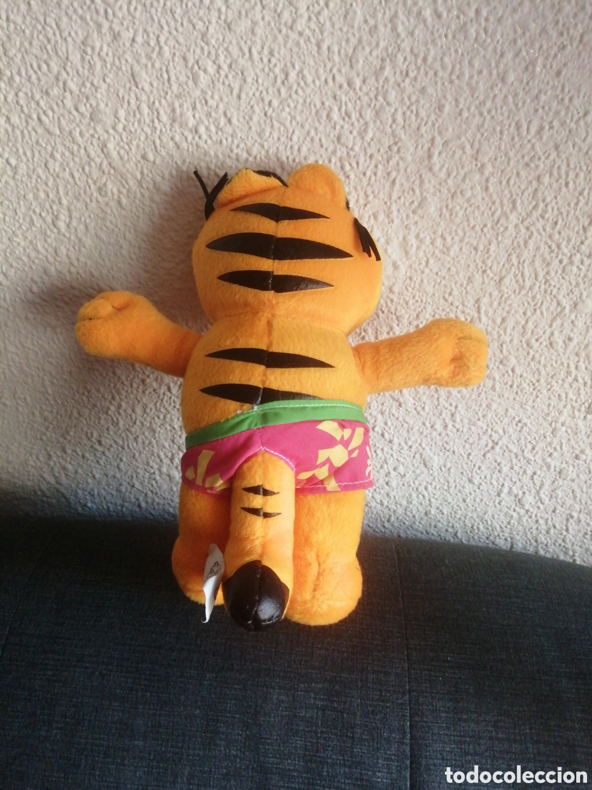 Juguetes antiguos: MU&Ntilde;ECO PELUCHE GARFIELD - Foto 2