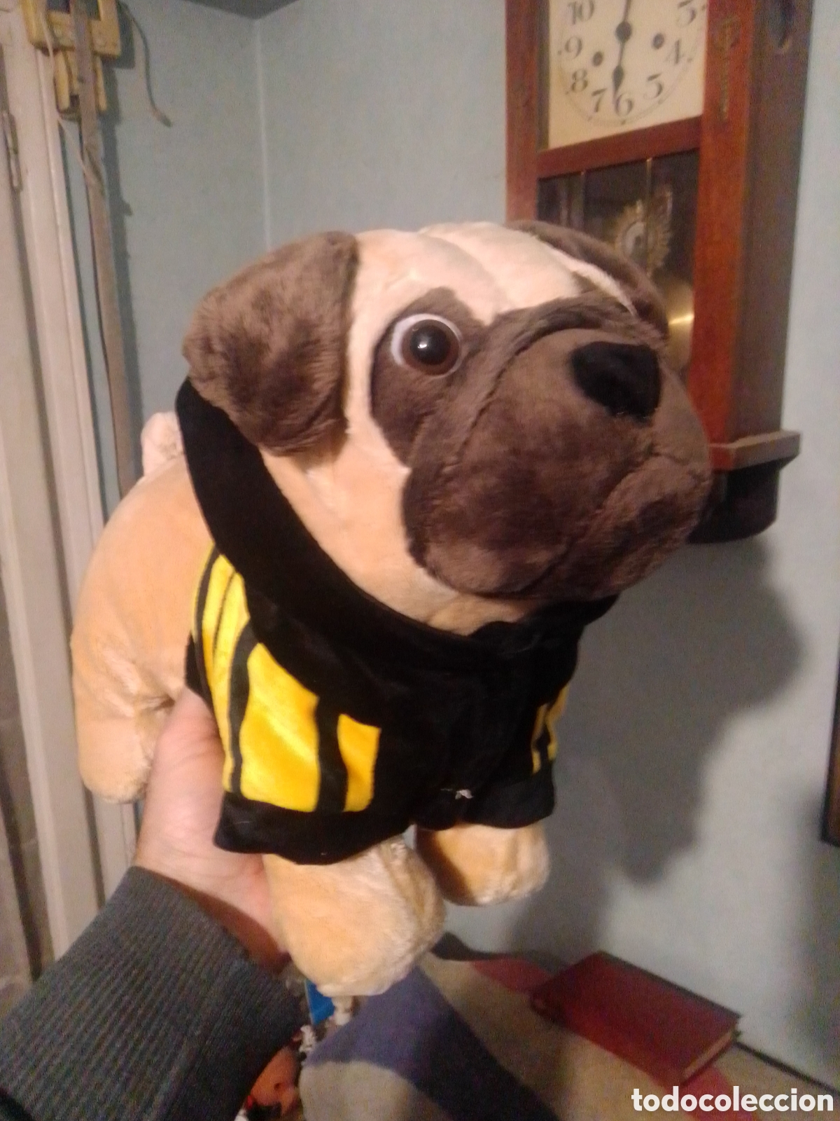 Juguetes antiguos: Peluche perro Carlino - Foto 1