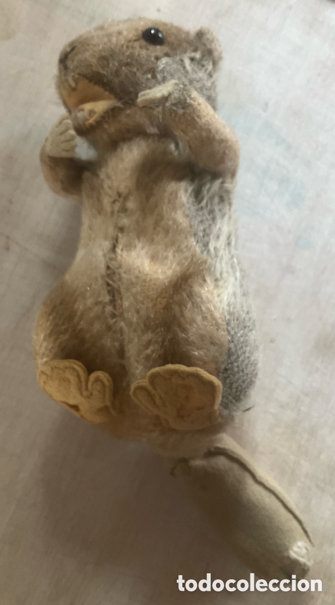 Juguetes Antiguos: Steiff Nagy el Castor 17 cm, vintage, coleccionable, art&iacute;culo de coleccionista.