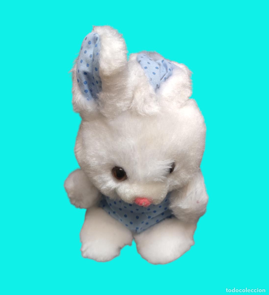 Juguetes antiguos: Mini conejito de peluche - Foto 1