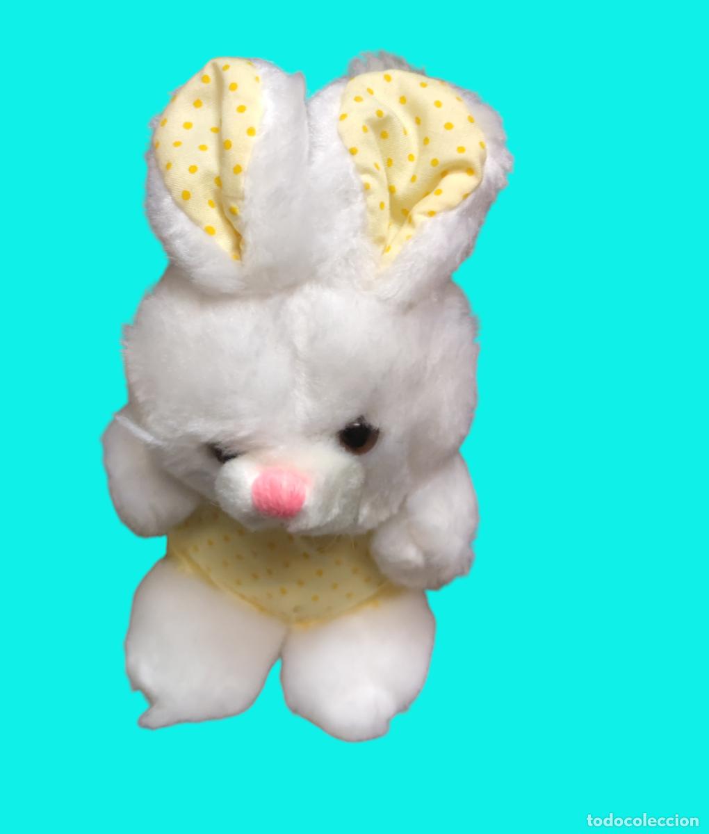 Juguetes antiguos: Mini conejito de peluche - Foto 1