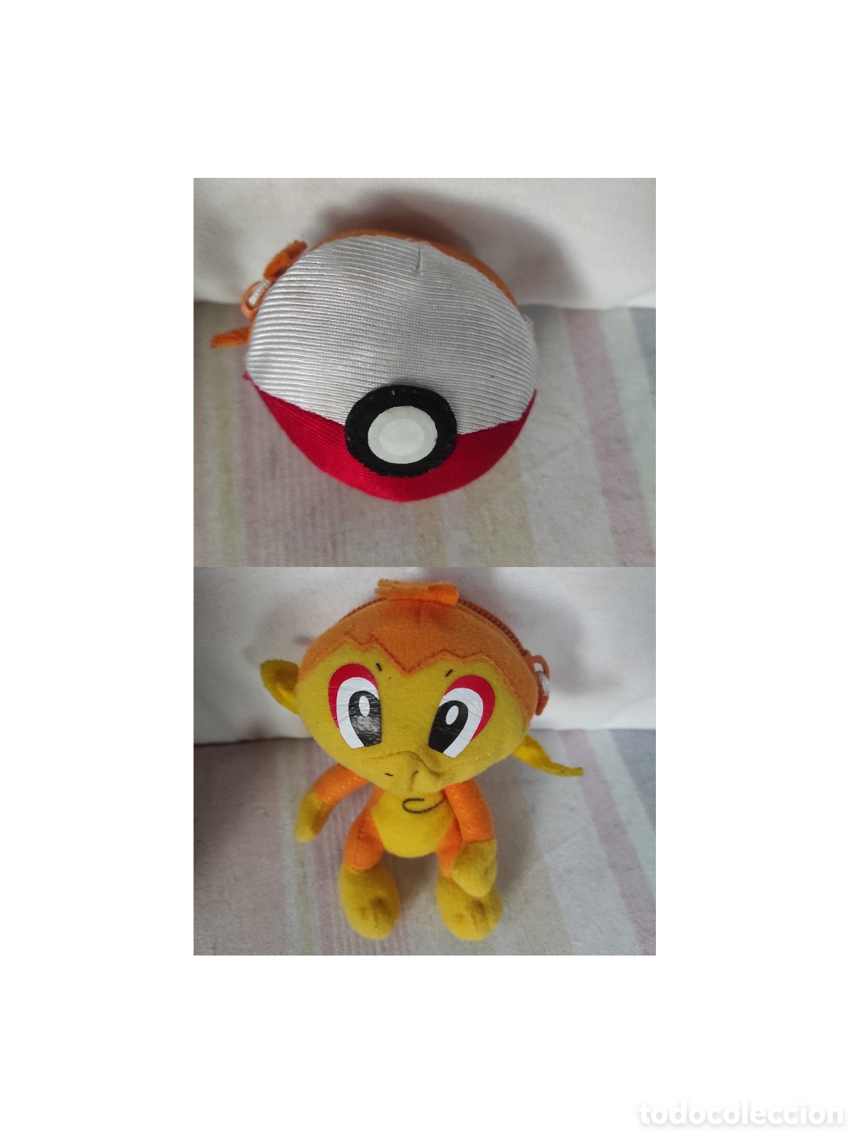 Juguetes antiguos: Pok&eacute;mon Chimchar - Pokeball - Foto 1