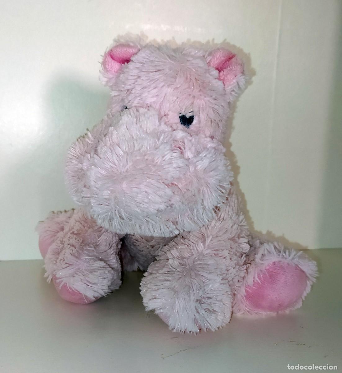 Juguetes antiguos: PERRITO ROSA DE PELUCHE - Foto 3
