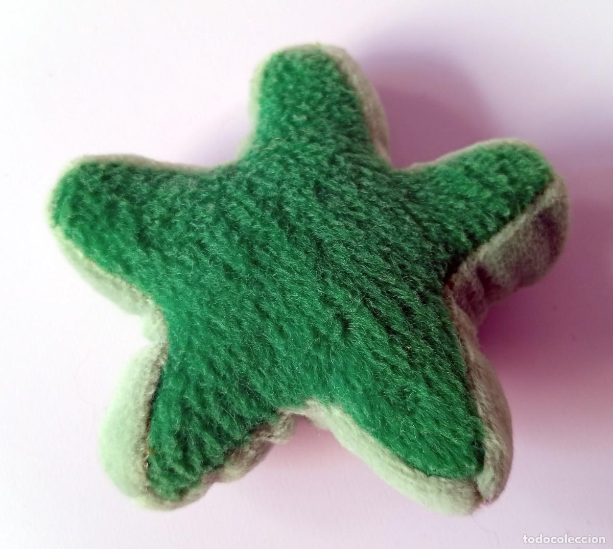 Juguetes antiguos: ESTRELLA VERDE DE PELUCHE - Foto 2