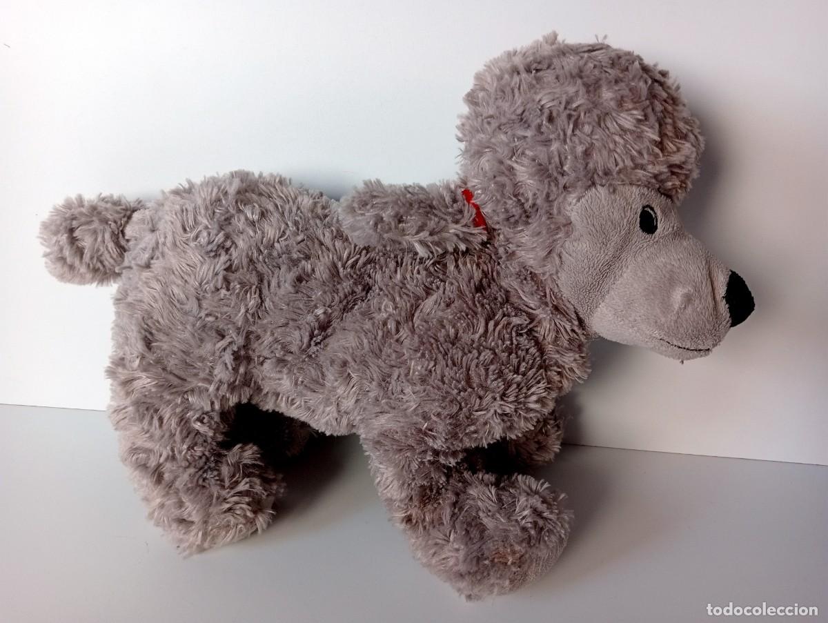 Juguetes antiguos: PERRO GRIS DE PELUCHE - Foto 2