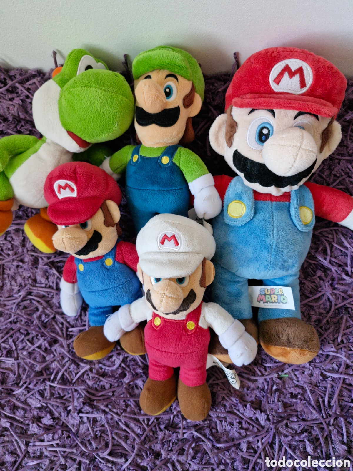 Juguetes antiguos: Peluches Super Mario - Foto 1