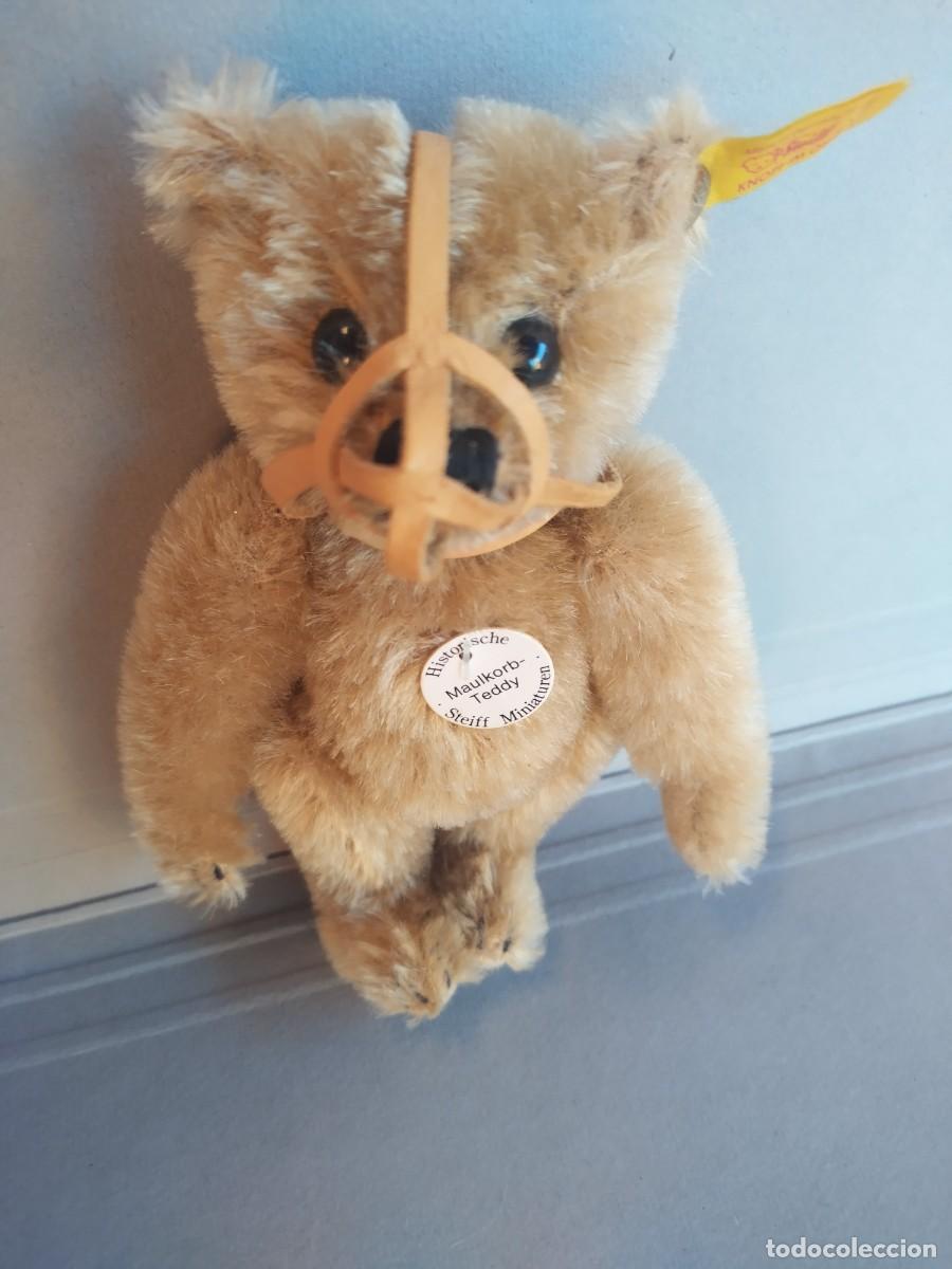 Juguetes antiguos: Steiff Maulkorb Teddy &ndash; Teddy with Muzzle - Foto 3