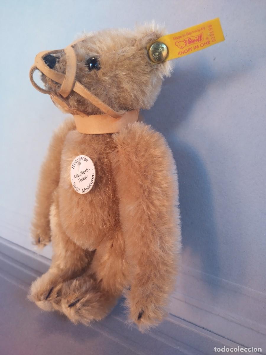Juguetes antiguos: Steiff Maulkorb Teddy &ndash; Teddy with Muzzle - Foto 4
