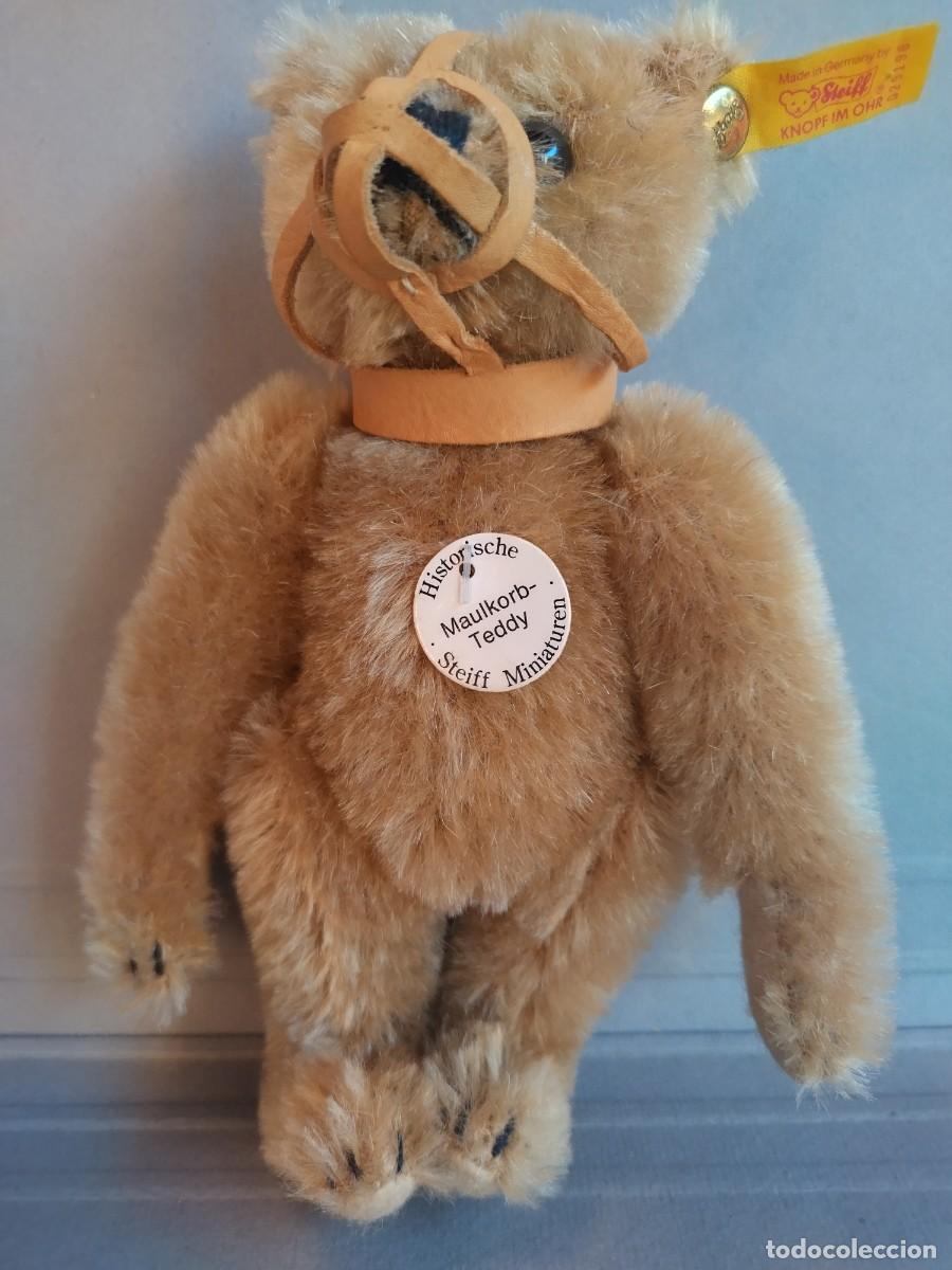 Juguetes antiguos: Steiff Maulkorb Teddy &ndash; Teddy with Muzzle - Foto 6