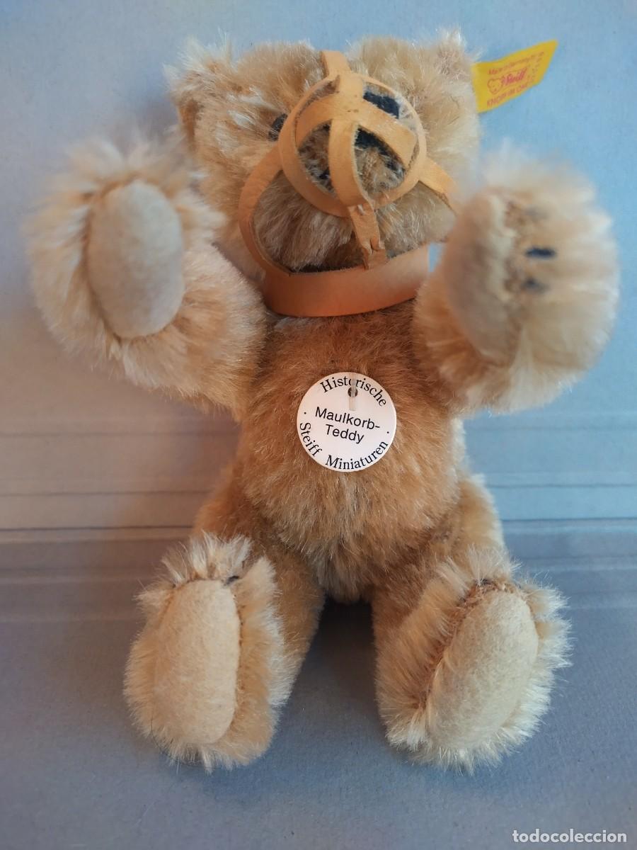 Juguetes antiguos: Steiff Maulkorb Teddy &ndash; Teddy with Muzzle - Foto 9
