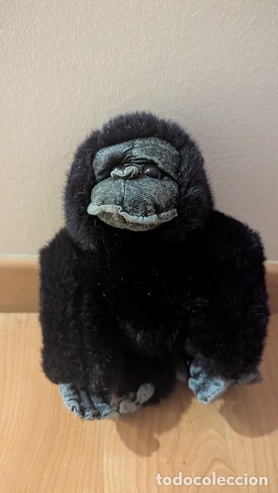 Juguetes antiguos: PELUCHE NEGRO GORILA - Foto 1