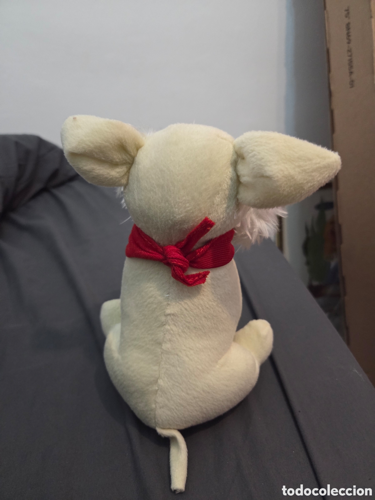 Juguetes antiguos: Peluche de Fox Terrier - Foto 4