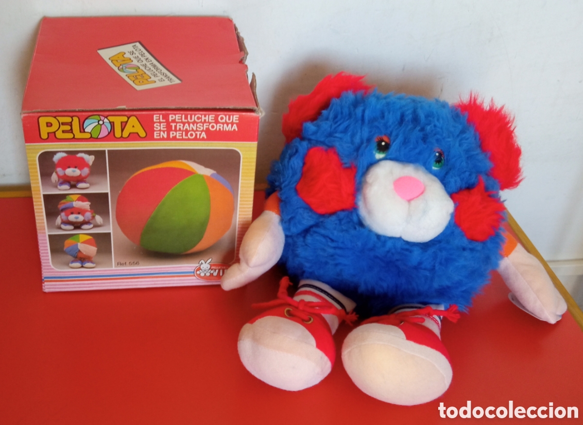 Juguetes Antiguos: PELUCHE TRANSFORMABLE EN PELOTA.VIR 80'S.NUEVO EN CAJA.CON FALLO.