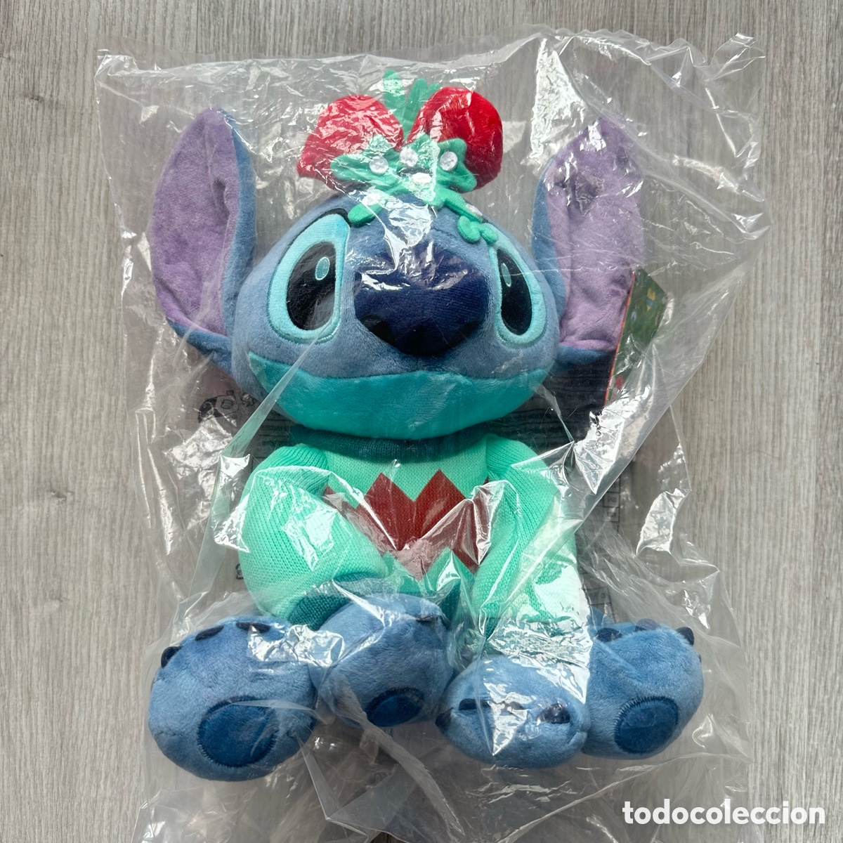 Jouets Anciens: Peluche mediano festivo Stitch, Lilo y Stitch.