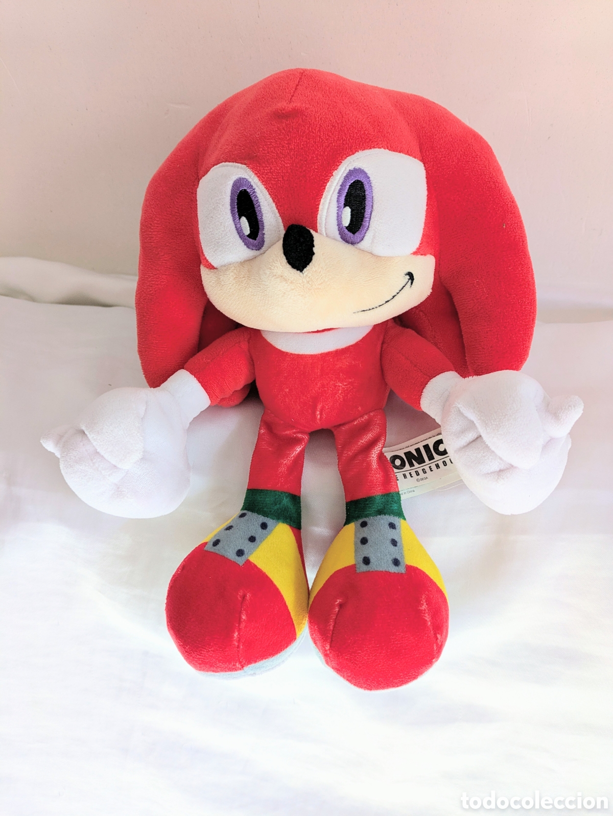 Juguetes antiguos: Peluche Sega Sonic 28cm - Foto 2