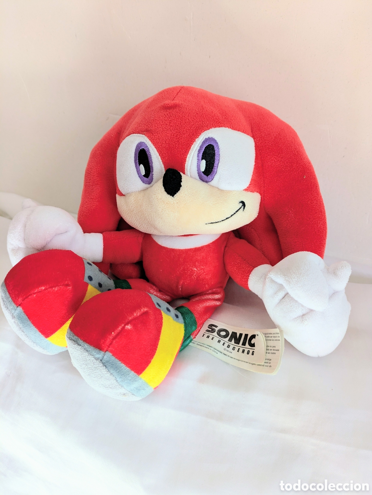 Juguetes antiguos: Peluche Sega Sonic 28cm - Foto 4