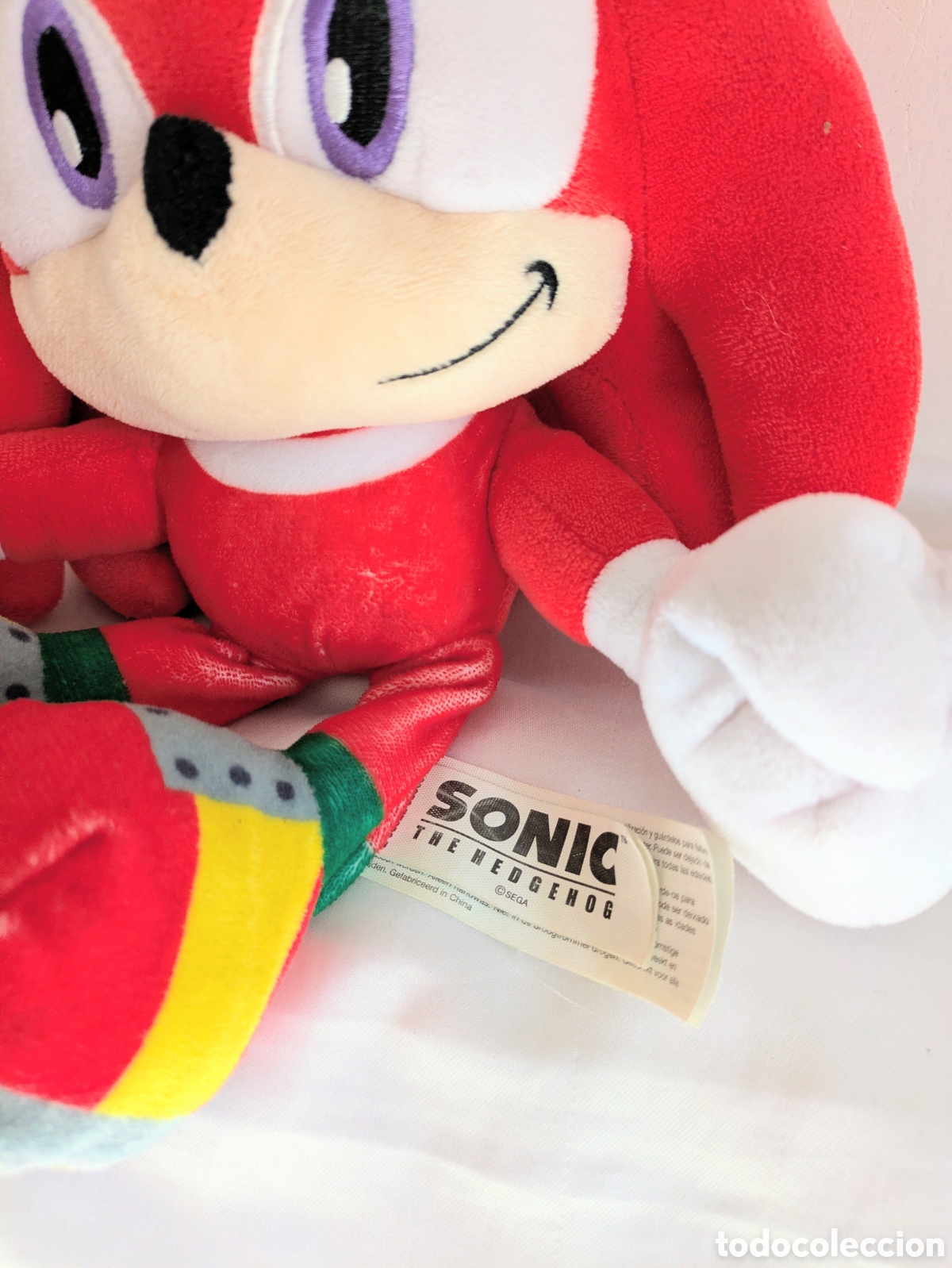 Juguetes Antiguos: Peluche Sega Sonic 28cm