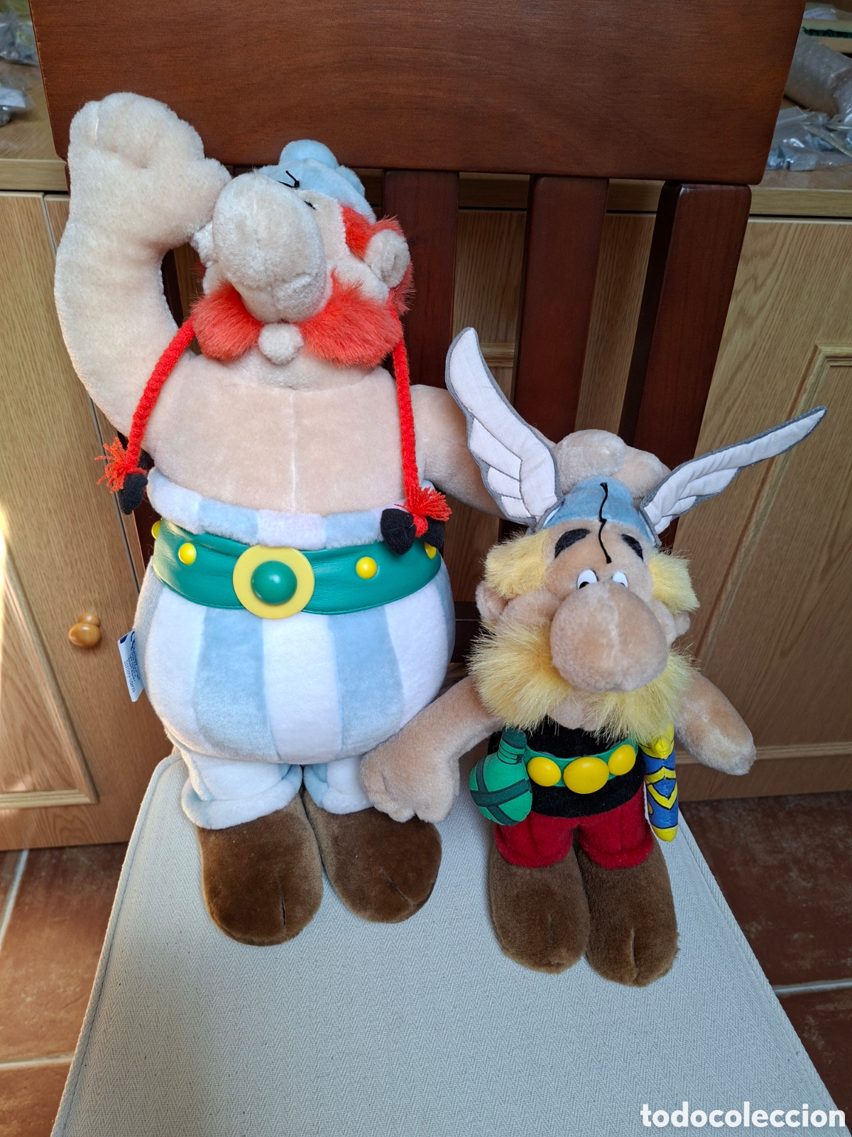 Juguetes Antiguos: PELUCHES de ASTERIX y OBELIX