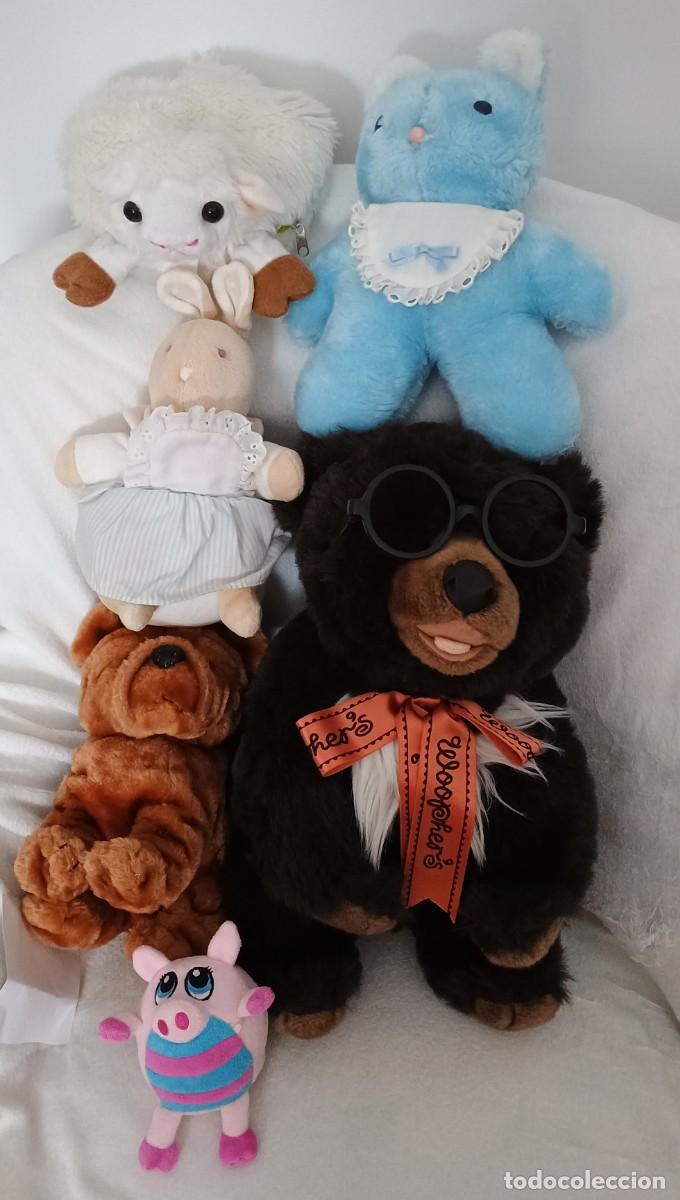 Juguetes Antiguos: 6 Peluches variados Lote 1 TEMP.