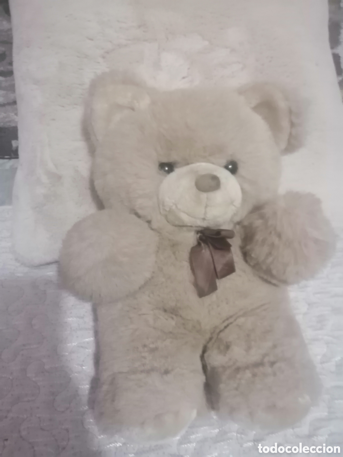 Juguetes Antiguos: British Teddy Bear. Autentico peluche britanico. Adquirido en Inglaterra. Vintage. A&ntilde;os 80.