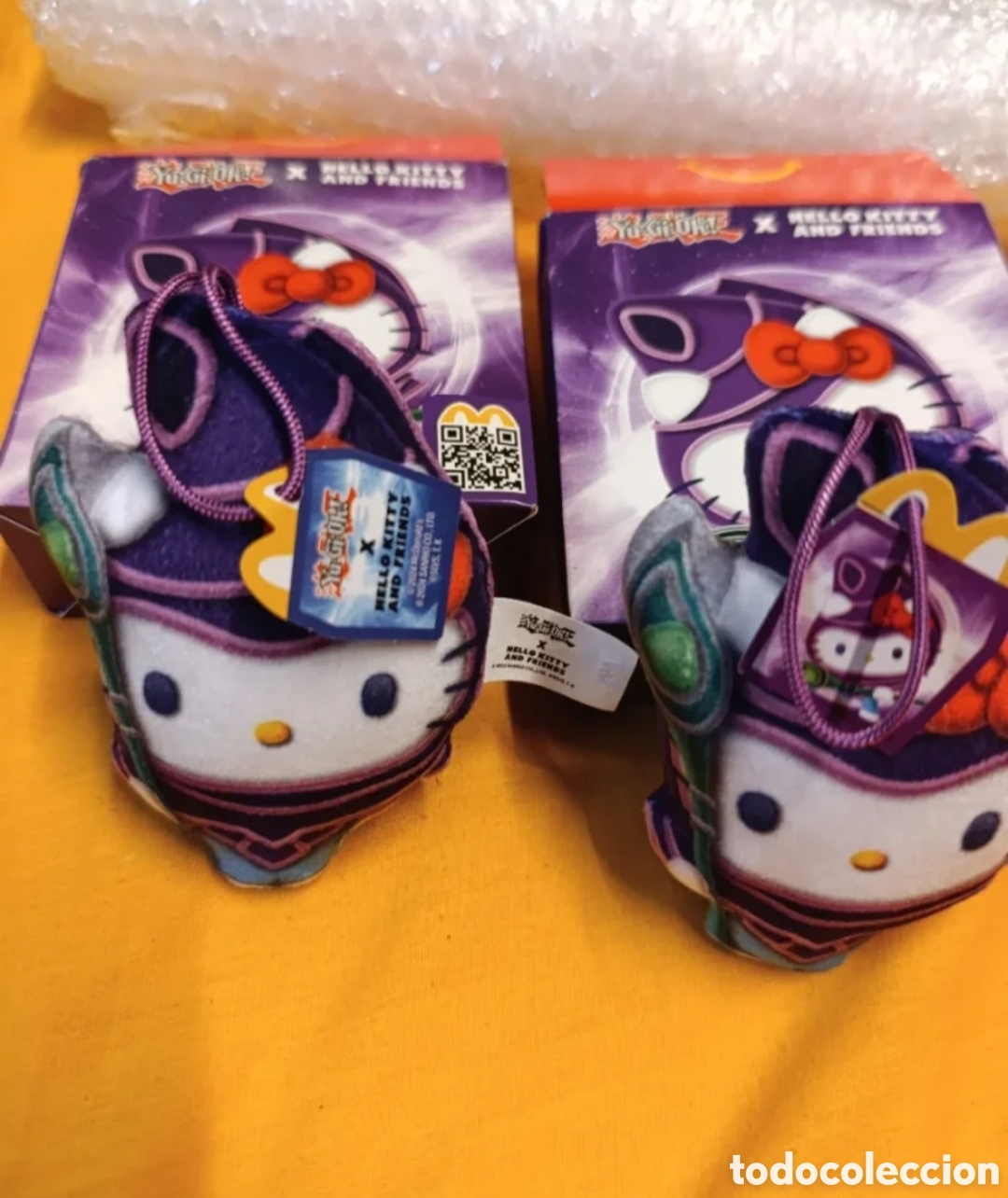 Juguetes Antiguos: Peluche Yu Gi Oh & Hello Kitty feat McDonalds