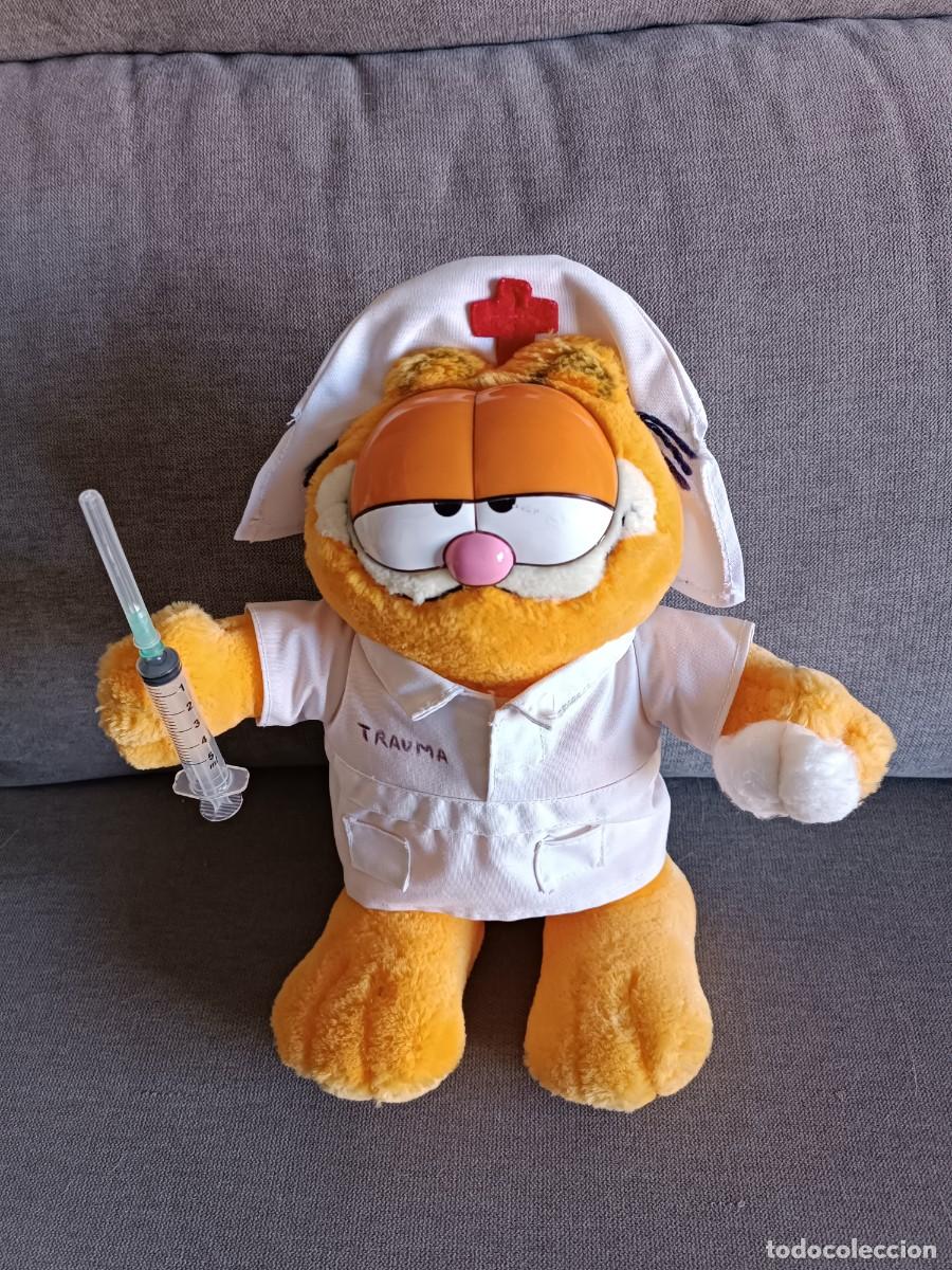 Juguetes Antiguos: PELUCHE DEL GATO GARFIELD ENFERMERA.
