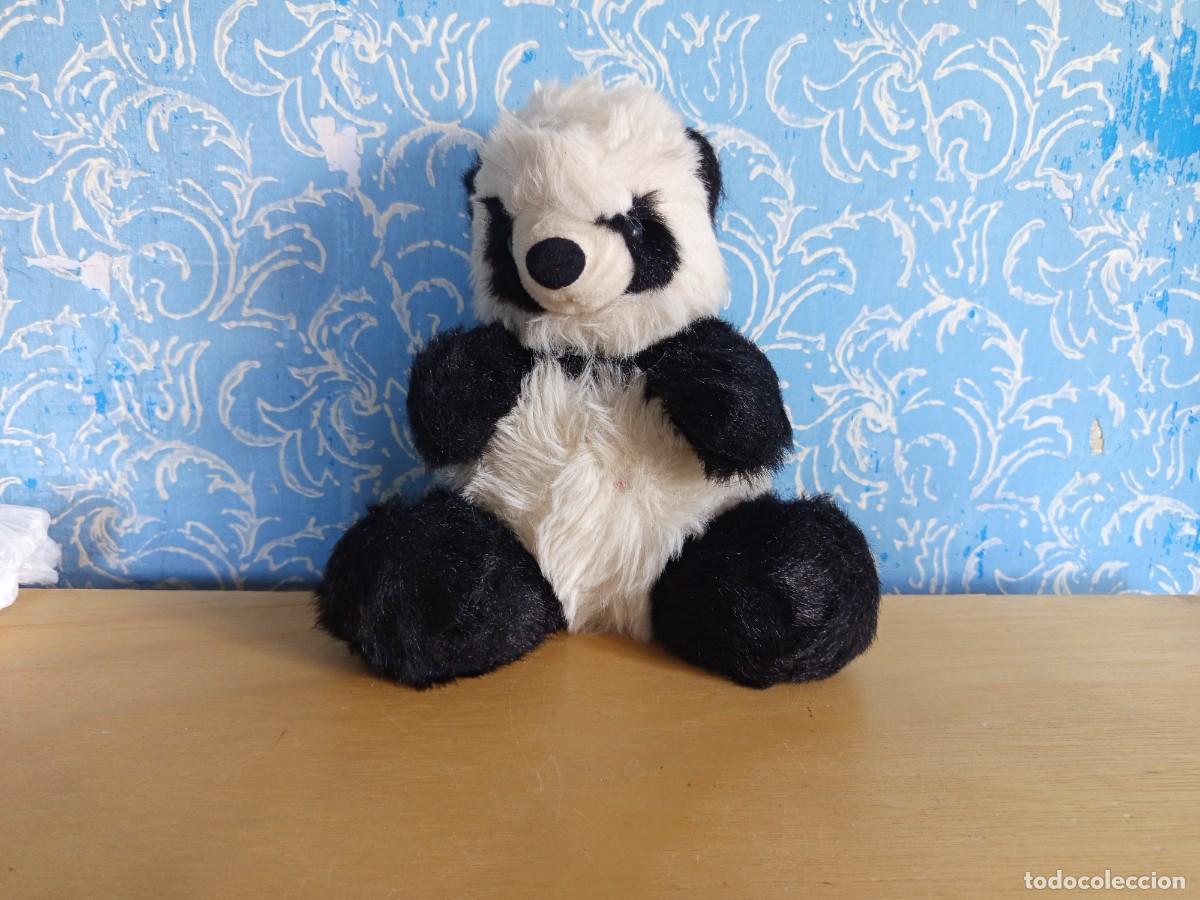 Juguetes Antiguos: Panda de peluche Clemens Breuninger.Alemania Occidental.Vintage