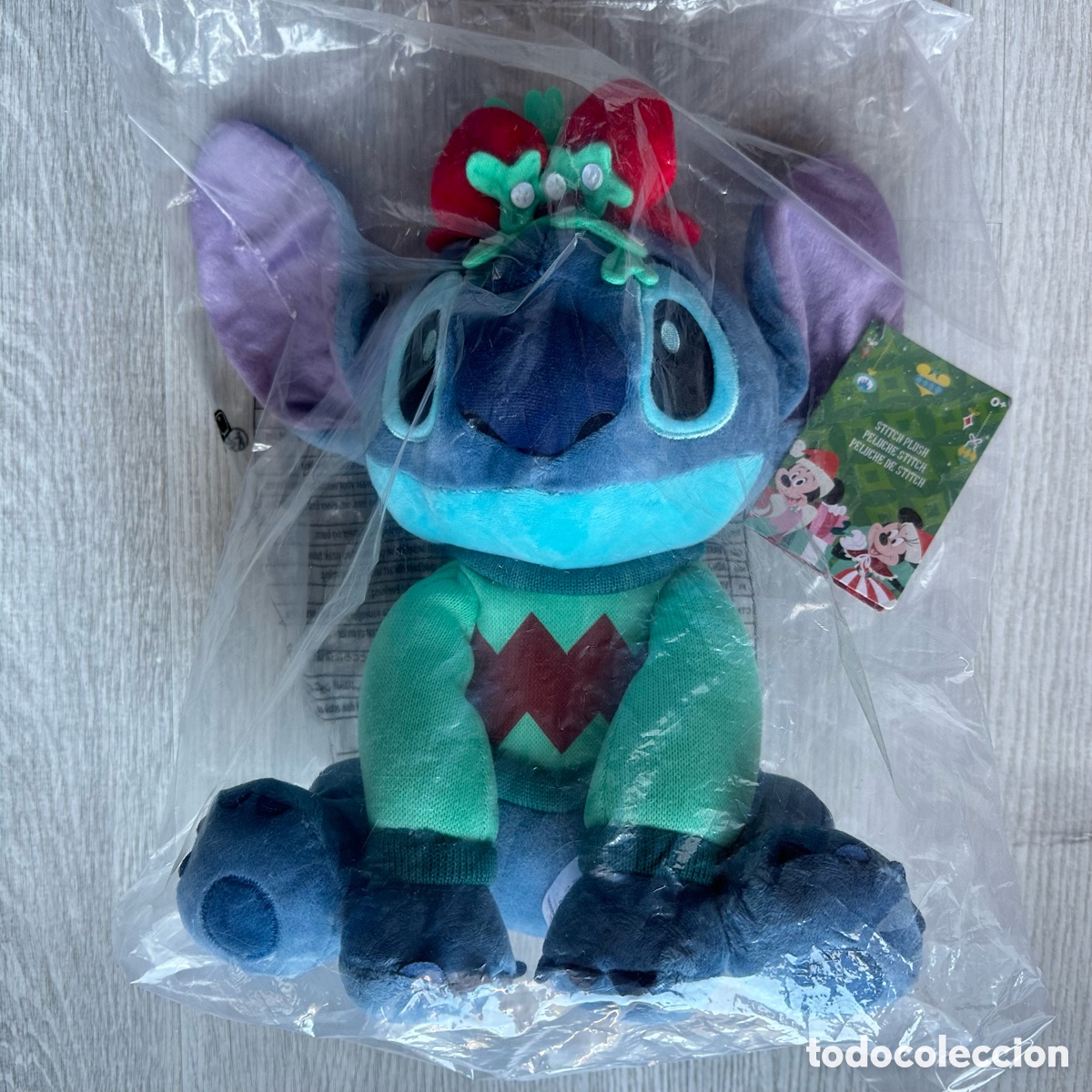 Old Toys: Peluche mediano festivo Stitch, Lilo y Stitch.