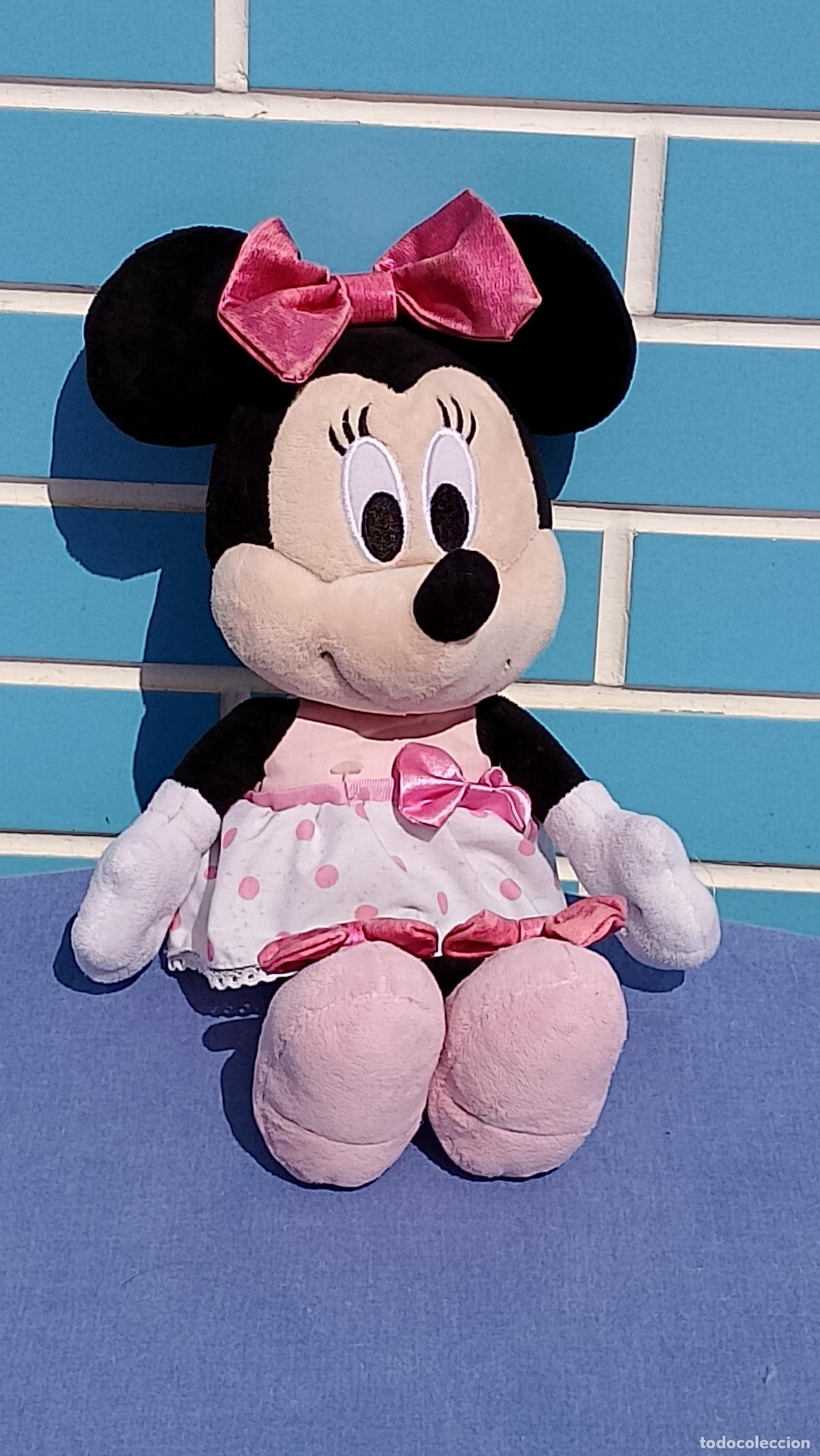 Juguetes Antiguos: Antigua mu&ntilde;eca Minnie Mouse de peluche de Disney, IMC Toys