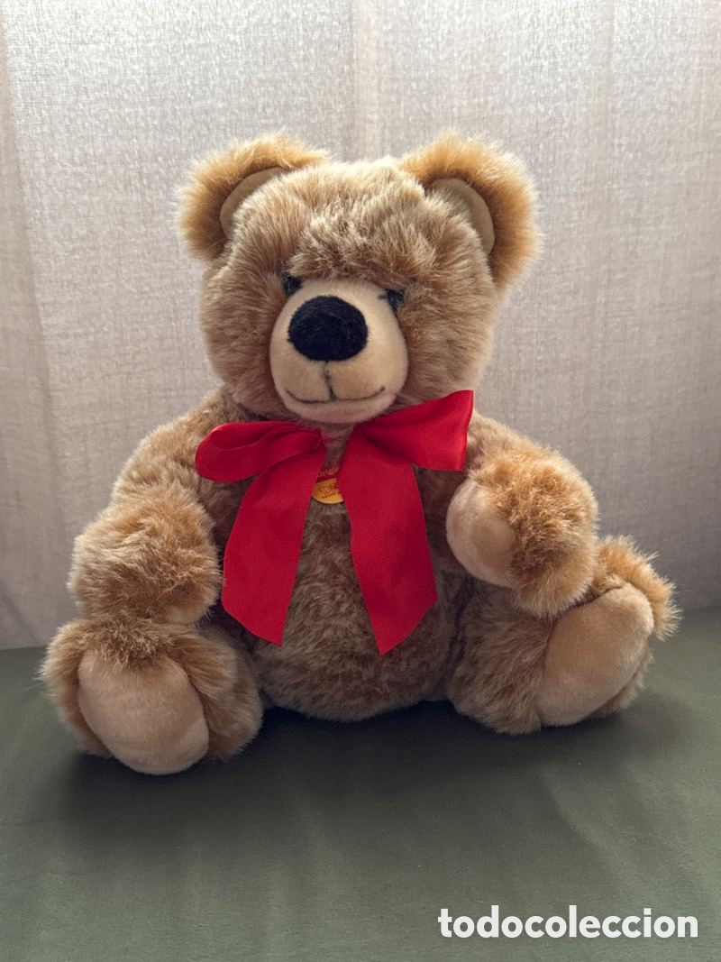 Juguetes Antiguos: Oso de peluche articulado Bobby marca Steiff Original