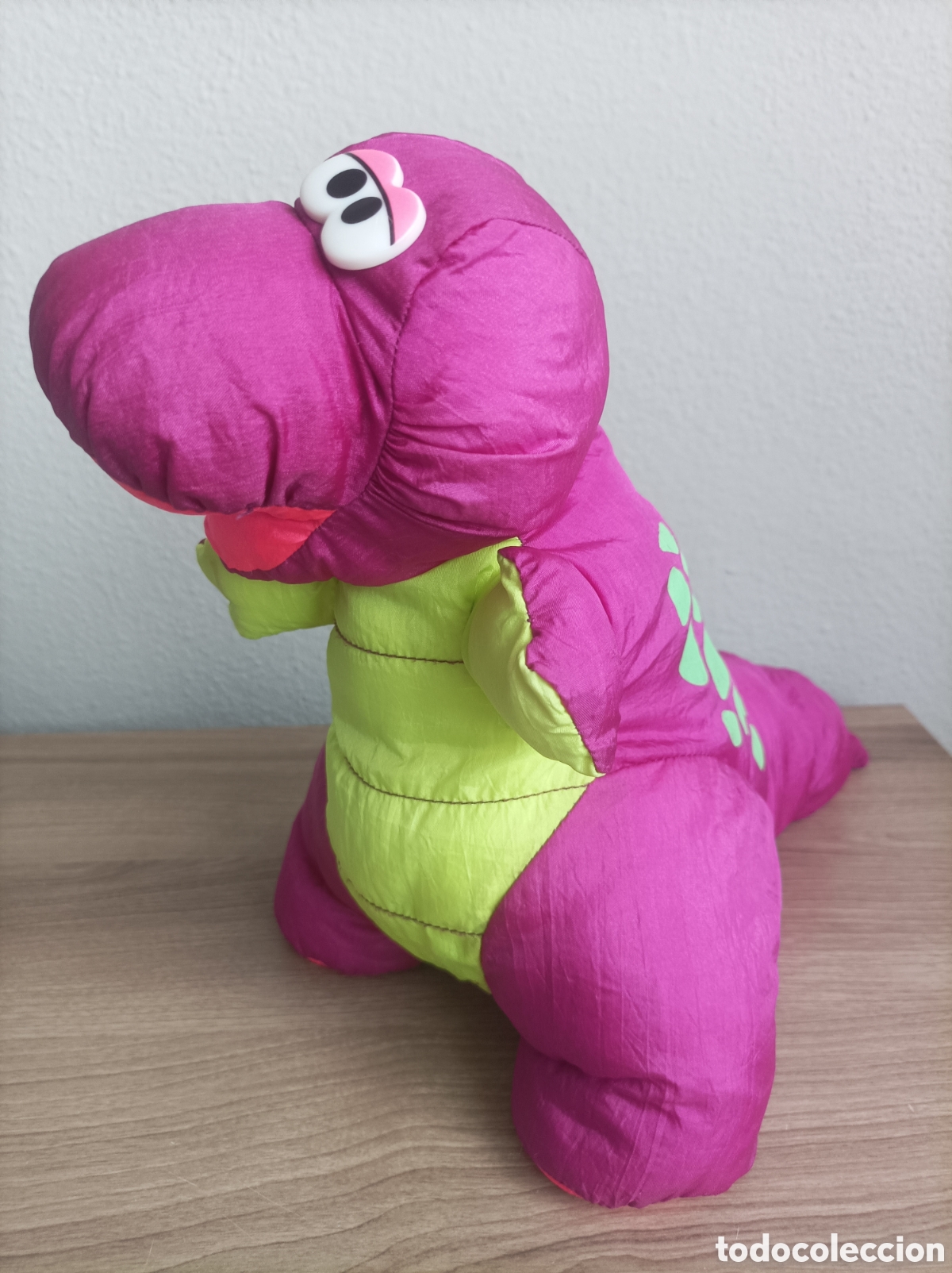 Juguetes Antiguos: T- rex Fisher-Price 1992 &rdquo; Puffalumps&rdquo; Dino Roar con ruido edicion limitadas