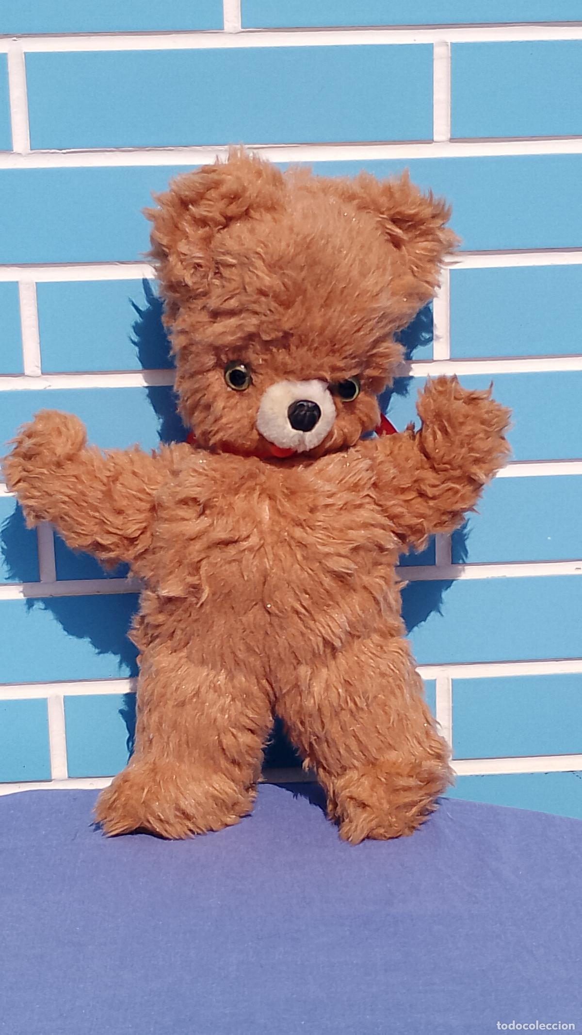 Juguetes Antiguos: Antiguo mu&ntilde;eco Oso osito de peluche de los a&ntilde;os 60, de 39 cm