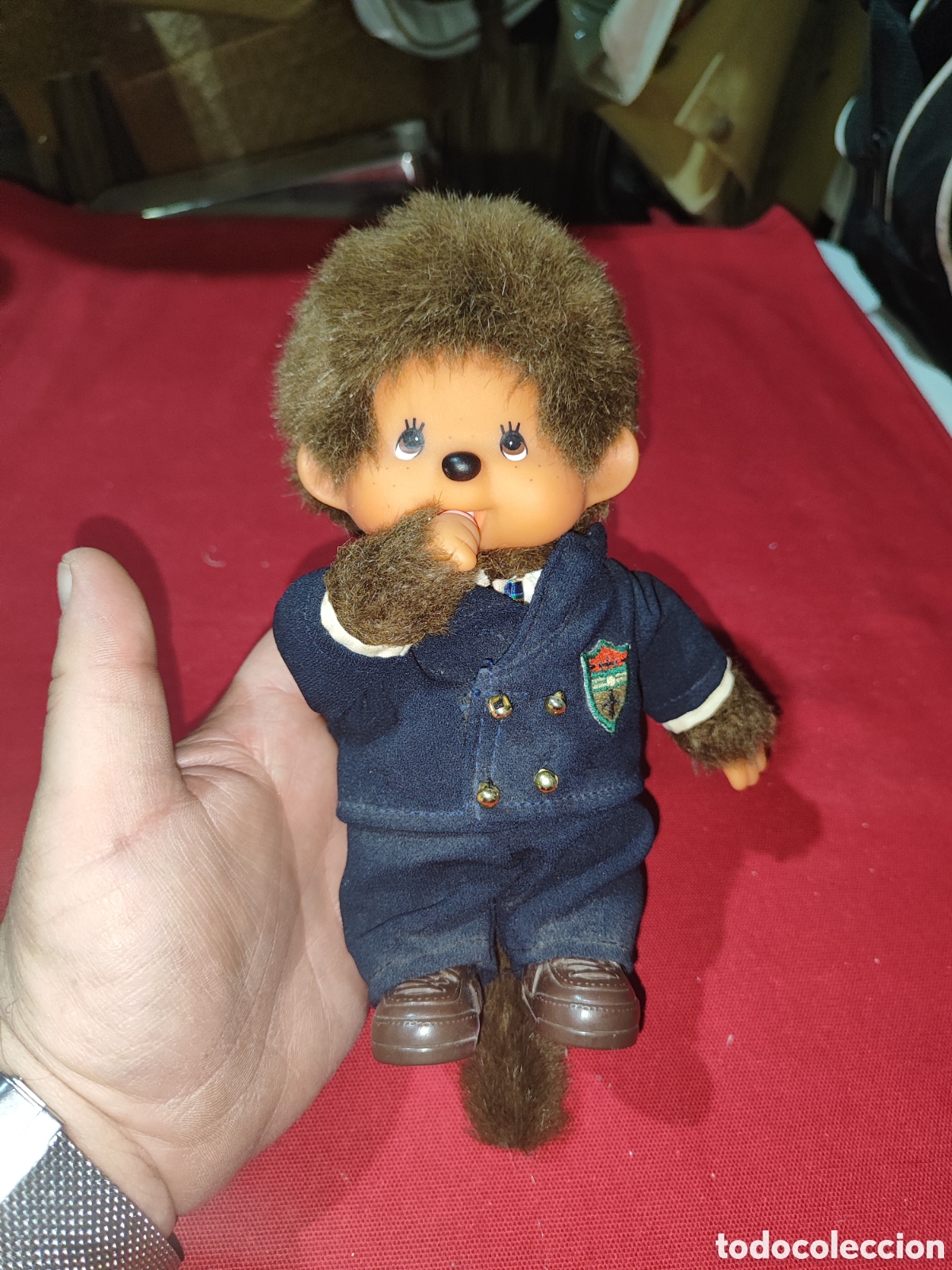 Juguetes Antiguos: Original monchhichi virkiki estudiante