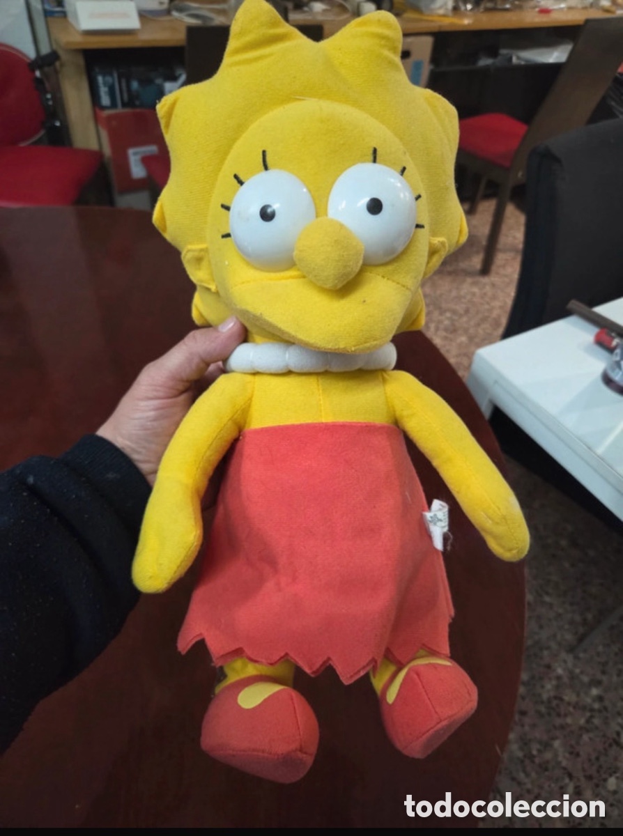 Juguetes Antiguos: Peluche de Lisa Simpson
