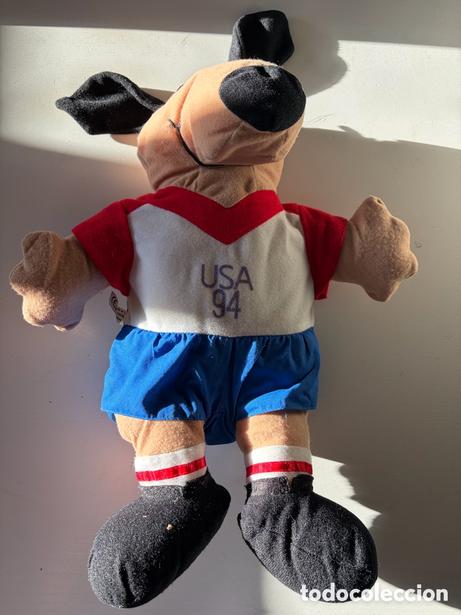 Juguetes Antiguos: Peluche perro USA 94