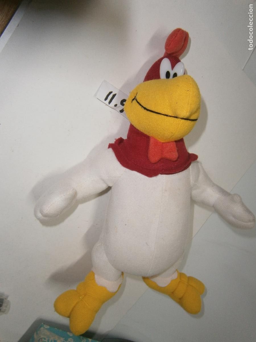 Jouets Anciens: ANTIGUO PELUCHE VINTAGE GALLO CLAUDIO (LOONEY TUNES)