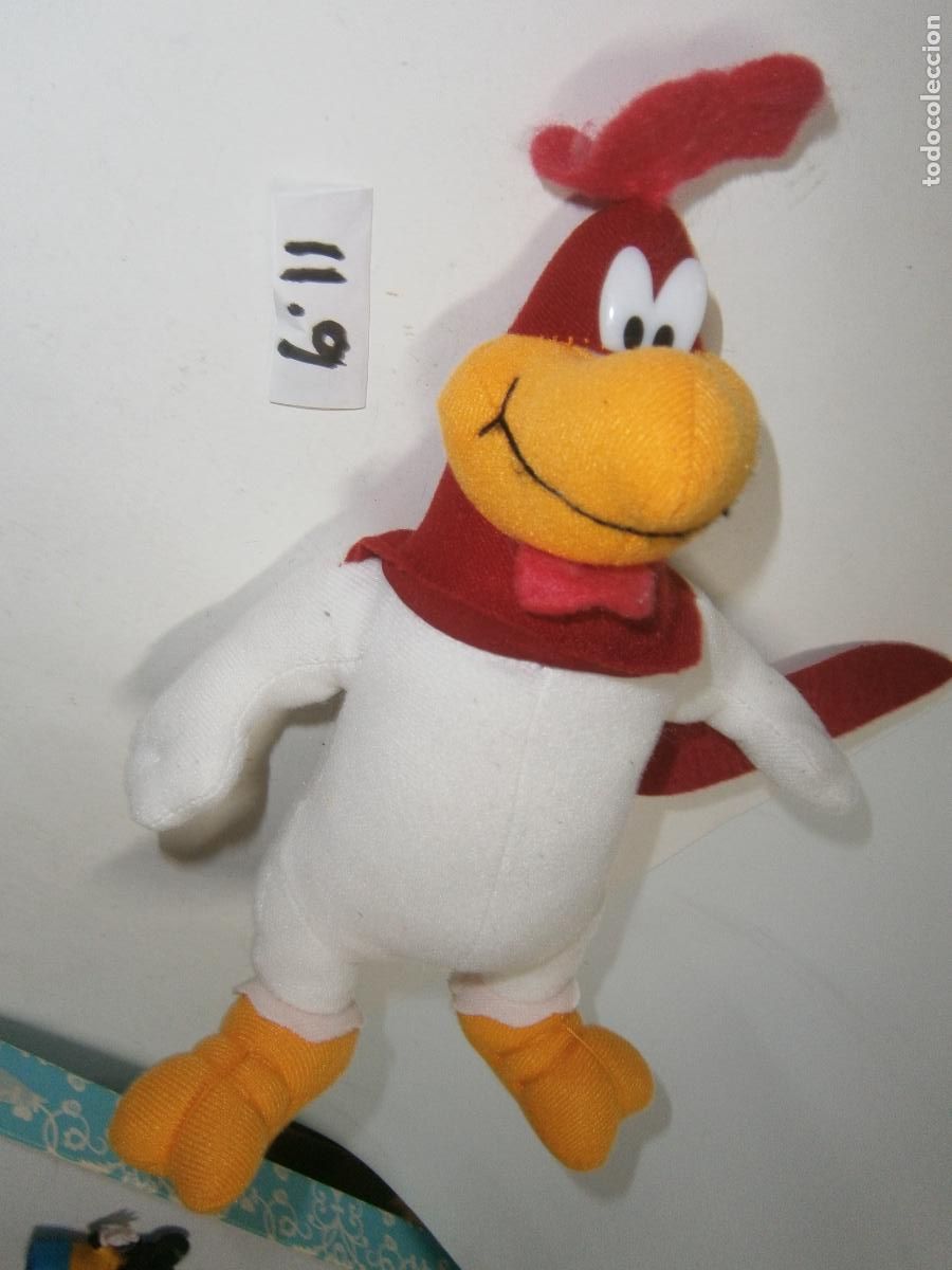 Jouets Anciens: ANTIGUO PELUCHE VINTAGE GALLO CLAUDIO (LOONEY TUNES)