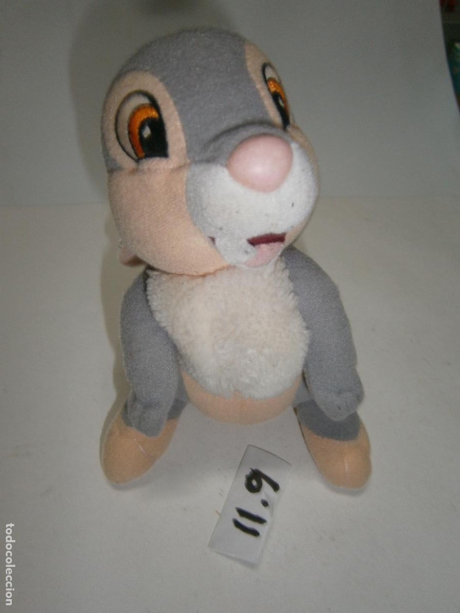 Juguetes Antiguos: ANTIGUO PELUCHE VINTAGE CONEJO DISNEY TAMBOR